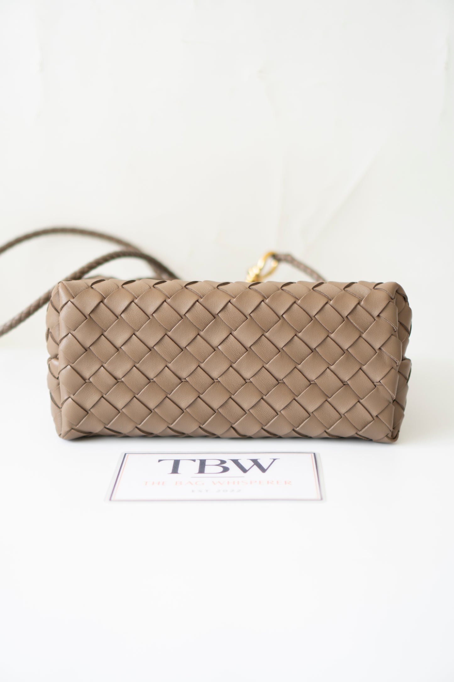 Small Andiamo – Taupe with Gold Hardware