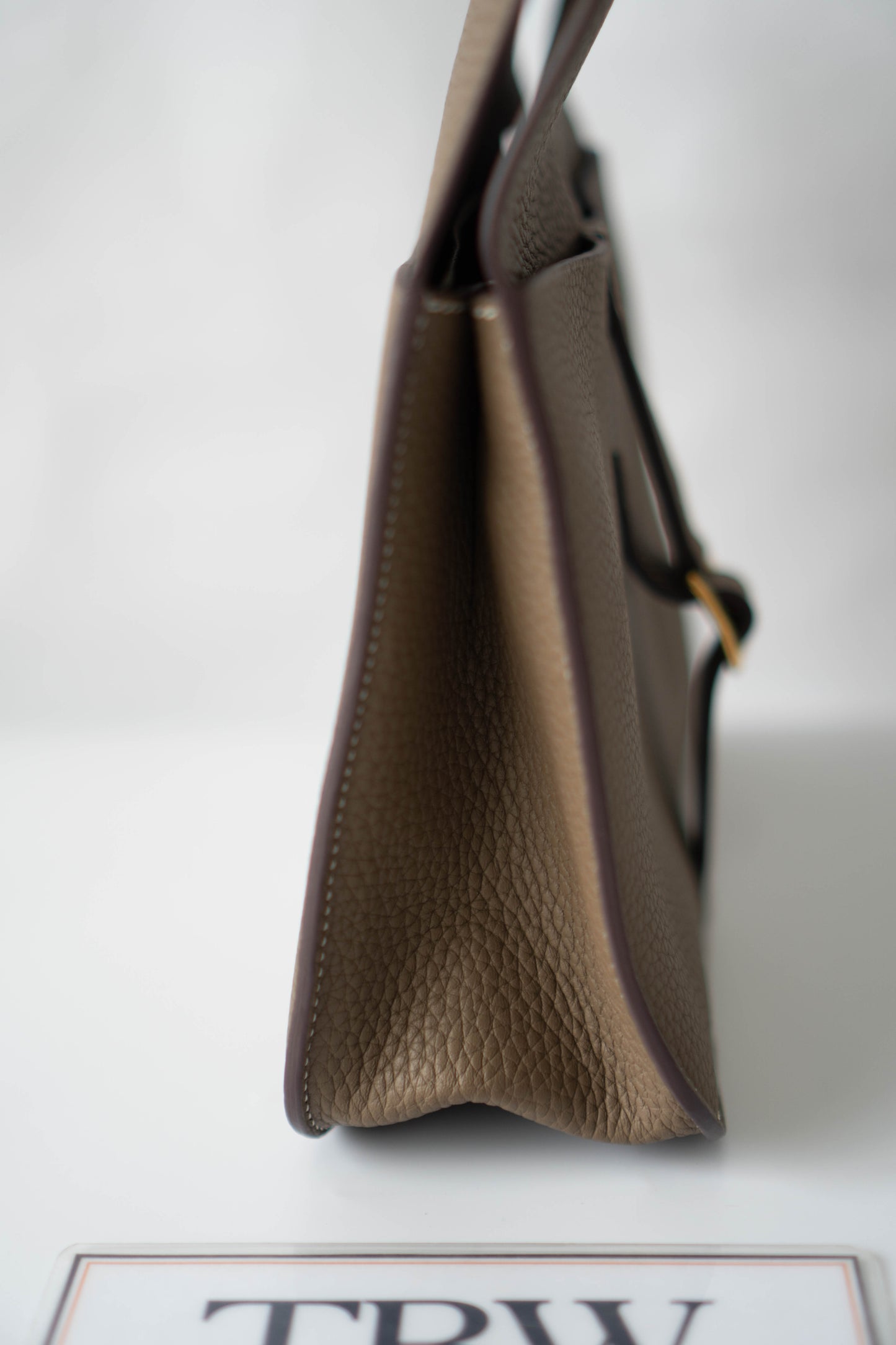 Halzan Top Handle Bag 25 – Etoupe Clemence with Palladium Hardware