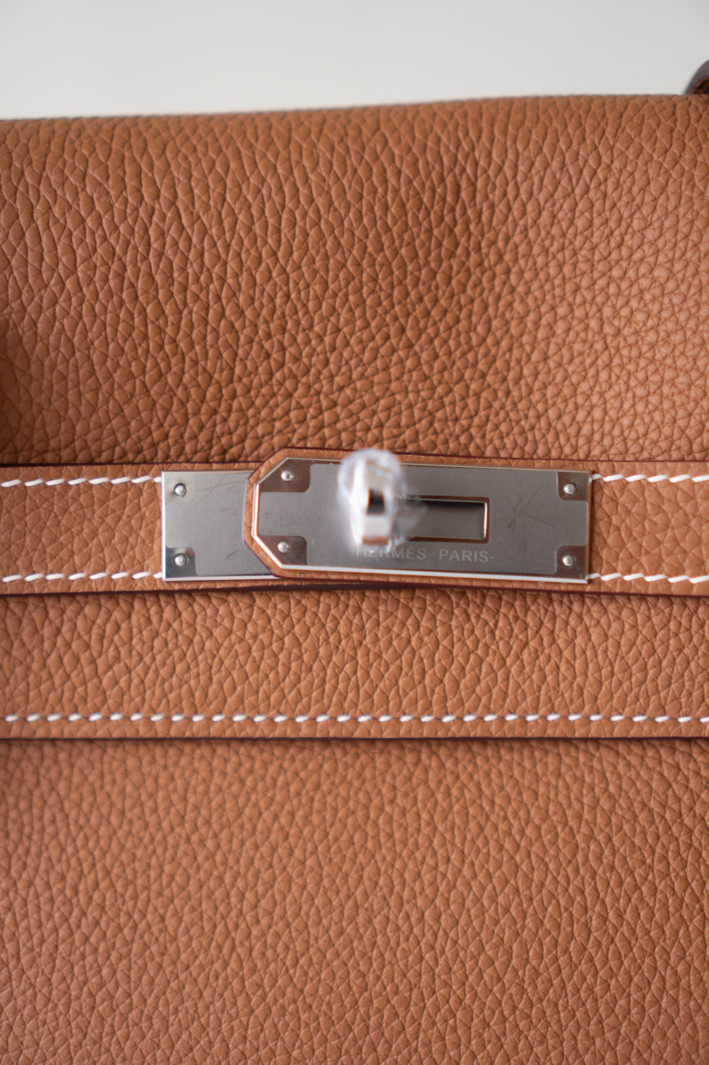 KL Messenger PM – Gold Clemence Leather with Palladium Hardware