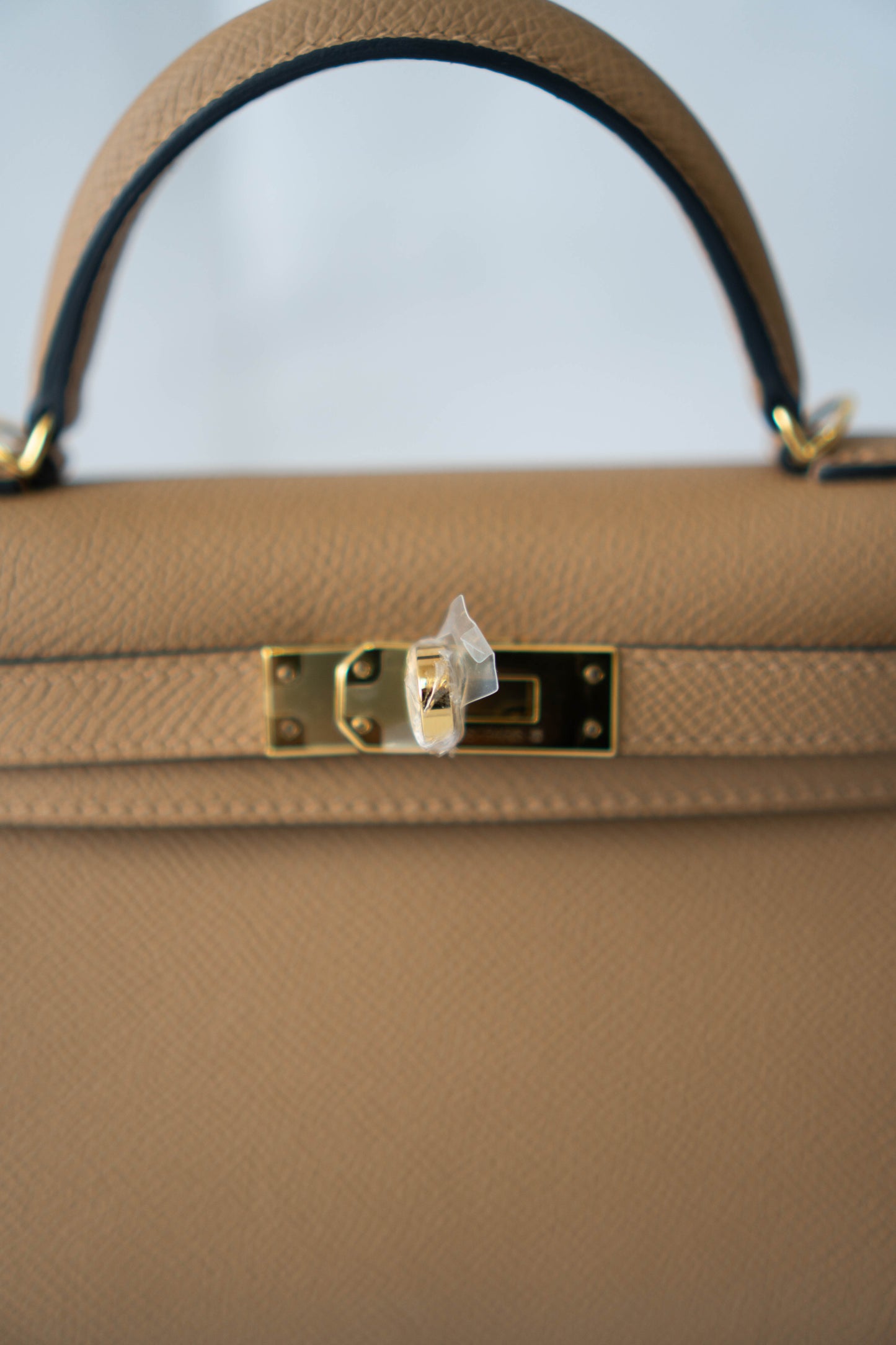 Mini KL II – Chai Epsom with Gold Hardware
