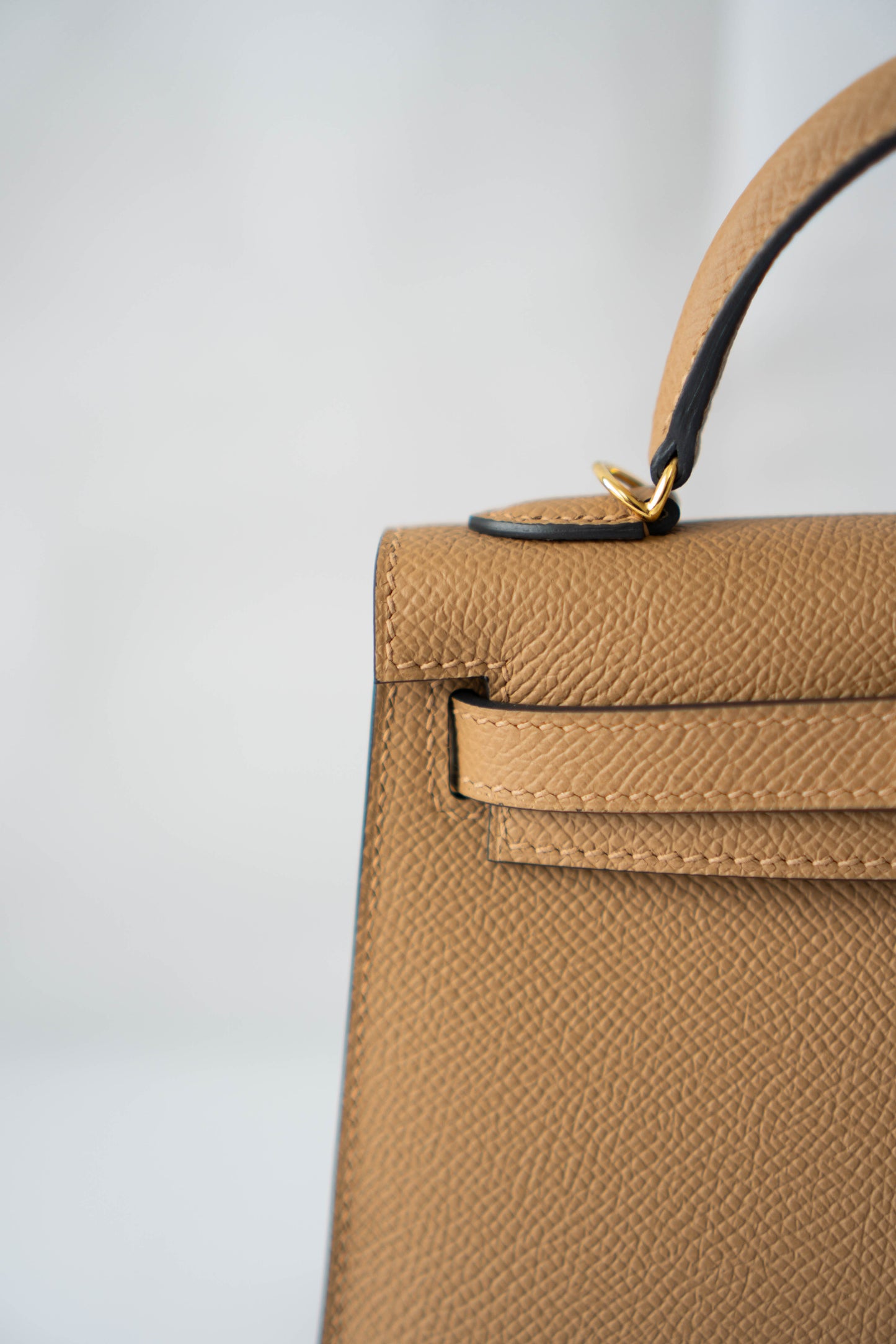 Mini KL II – Chai Epsom with Gold Hardware