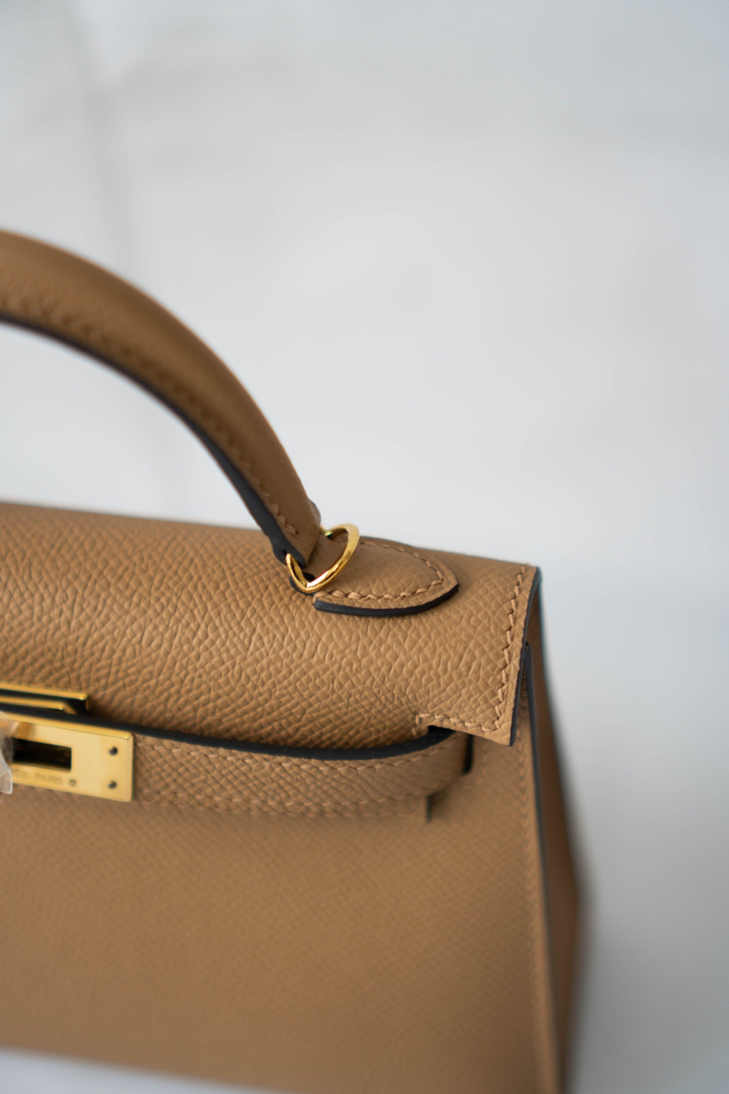 Mini KL II – Chai Epsom with Gold Hardware
