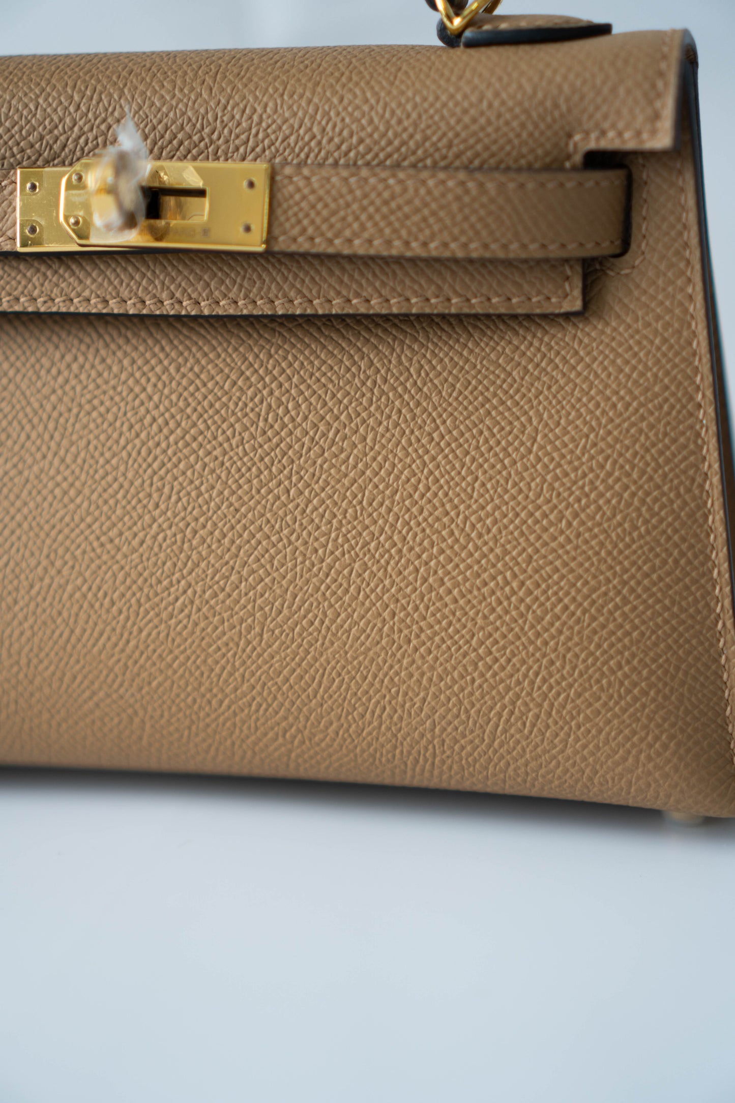 Mini KL II – Chai Epsom with Gold Hardware