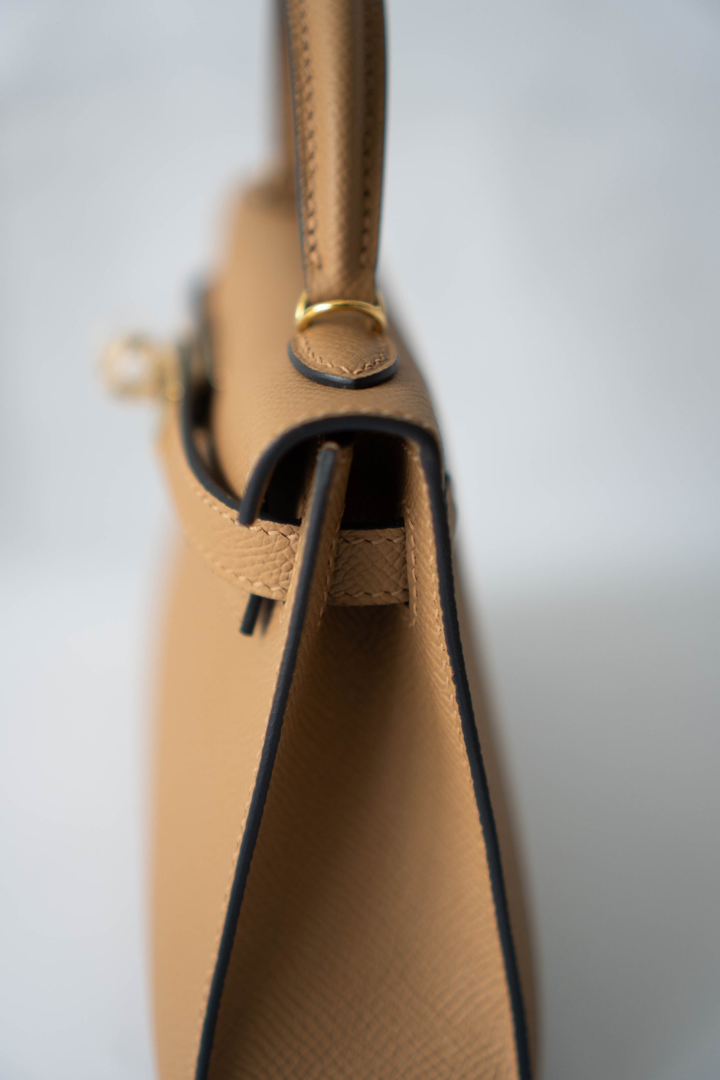 Mini KL II – Chai Epsom with Gold Hardware