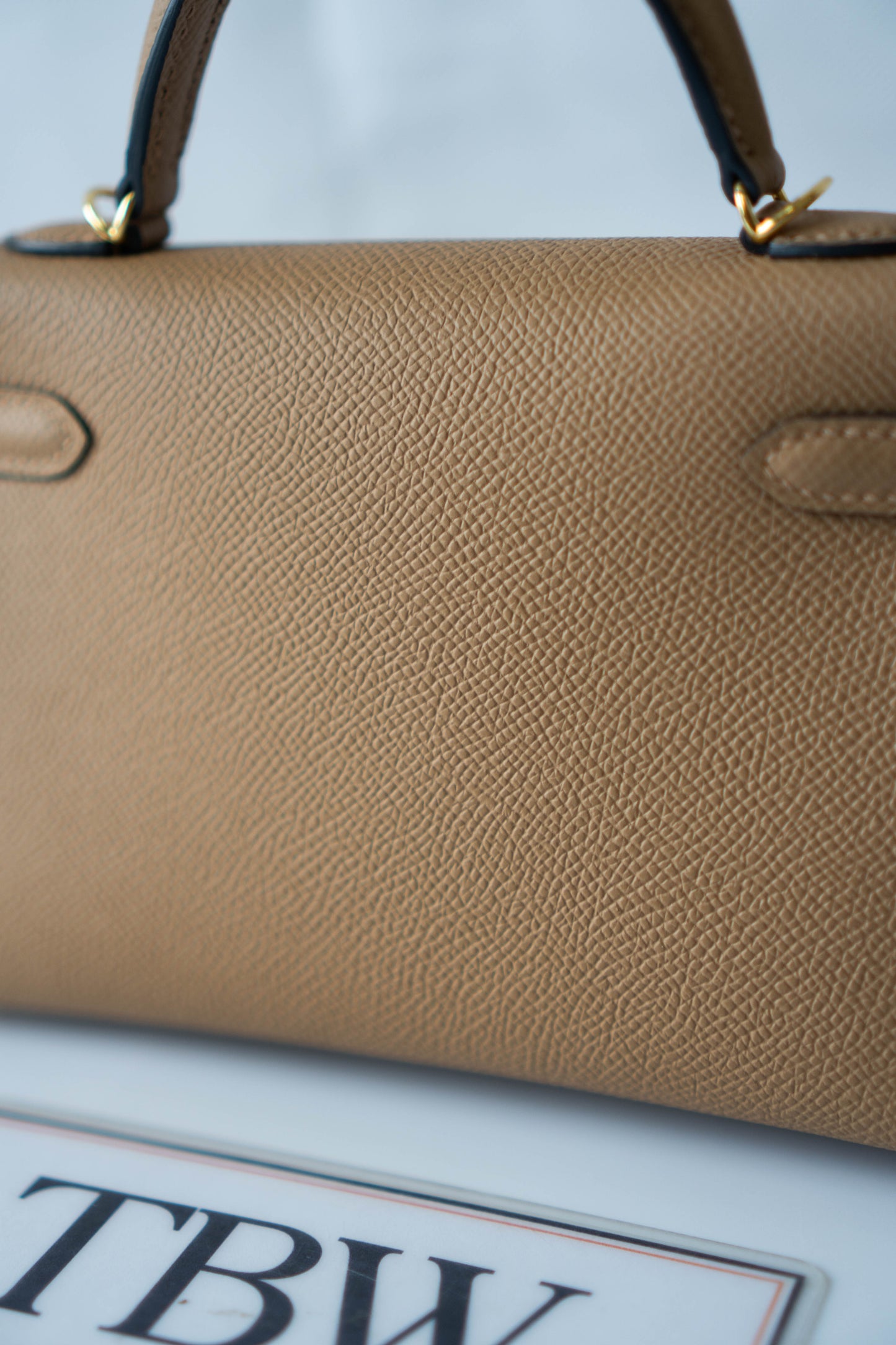 Mini KL II – Chai Epsom with Gold Hardware