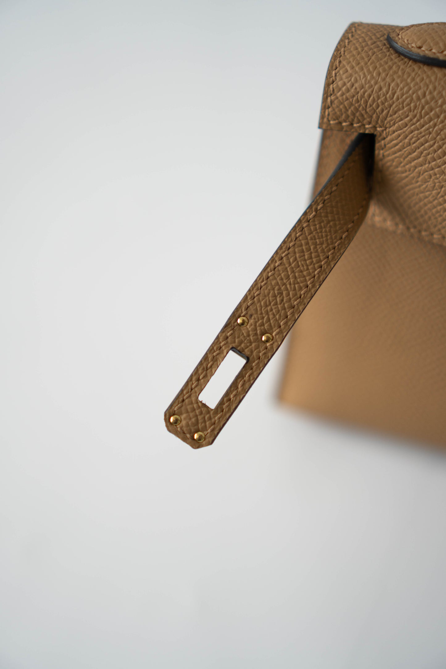 Mini KL II – Chai Epsom with Gold Hardware
