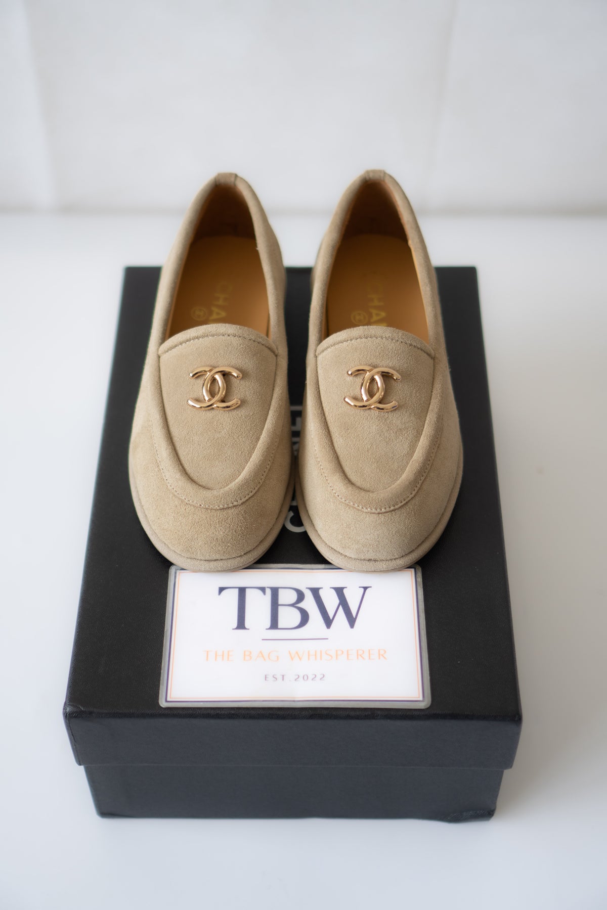 Suede Loafers – Beige Suede