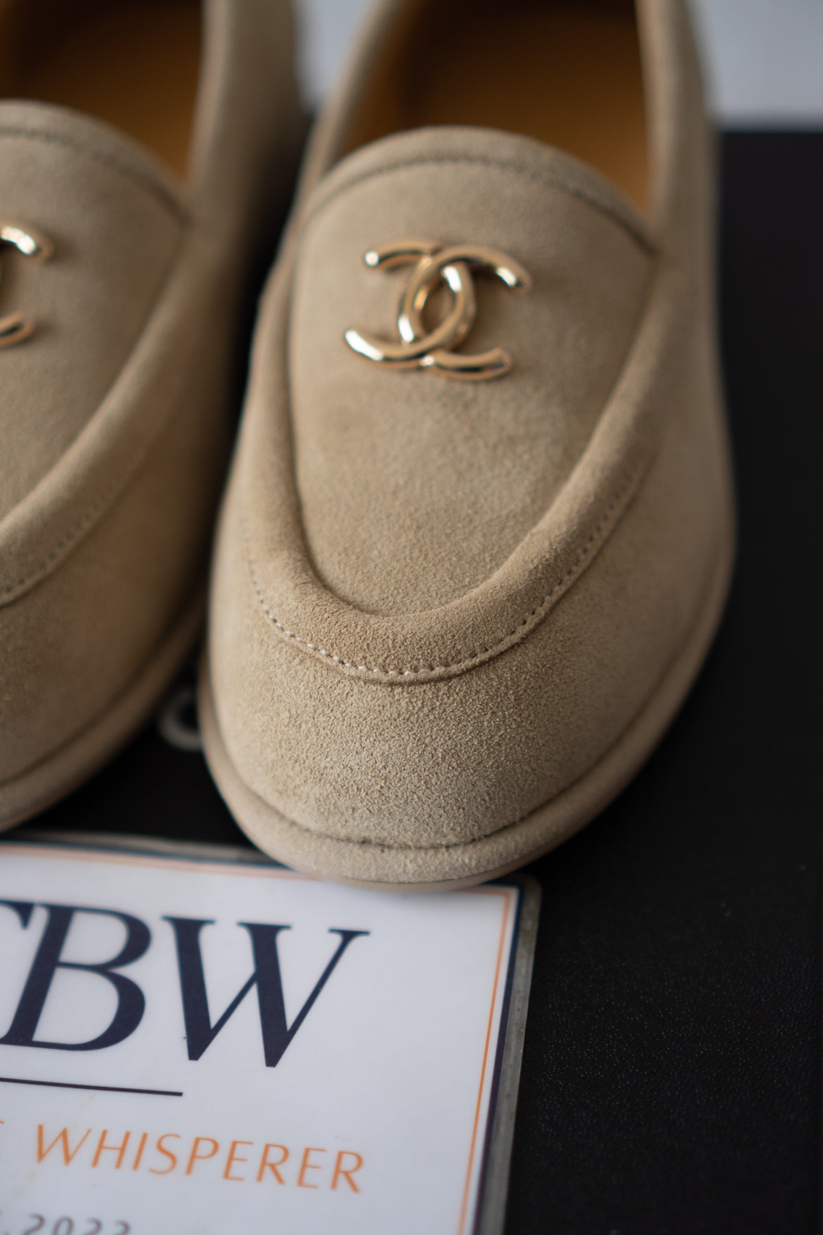 Suede Loafers – Beige Suede