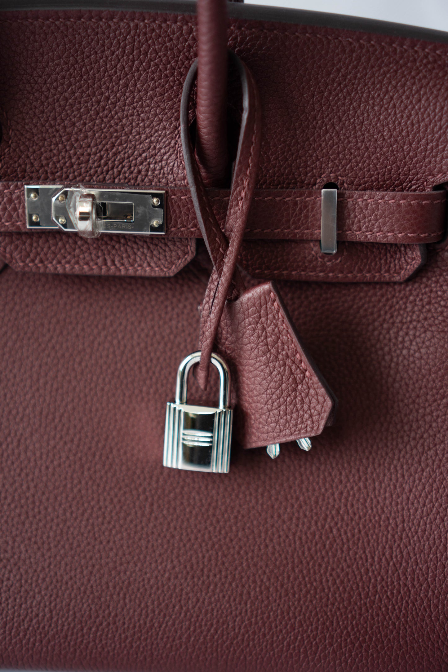 BK 25 – Rouge H Togo with Palladium Hardware