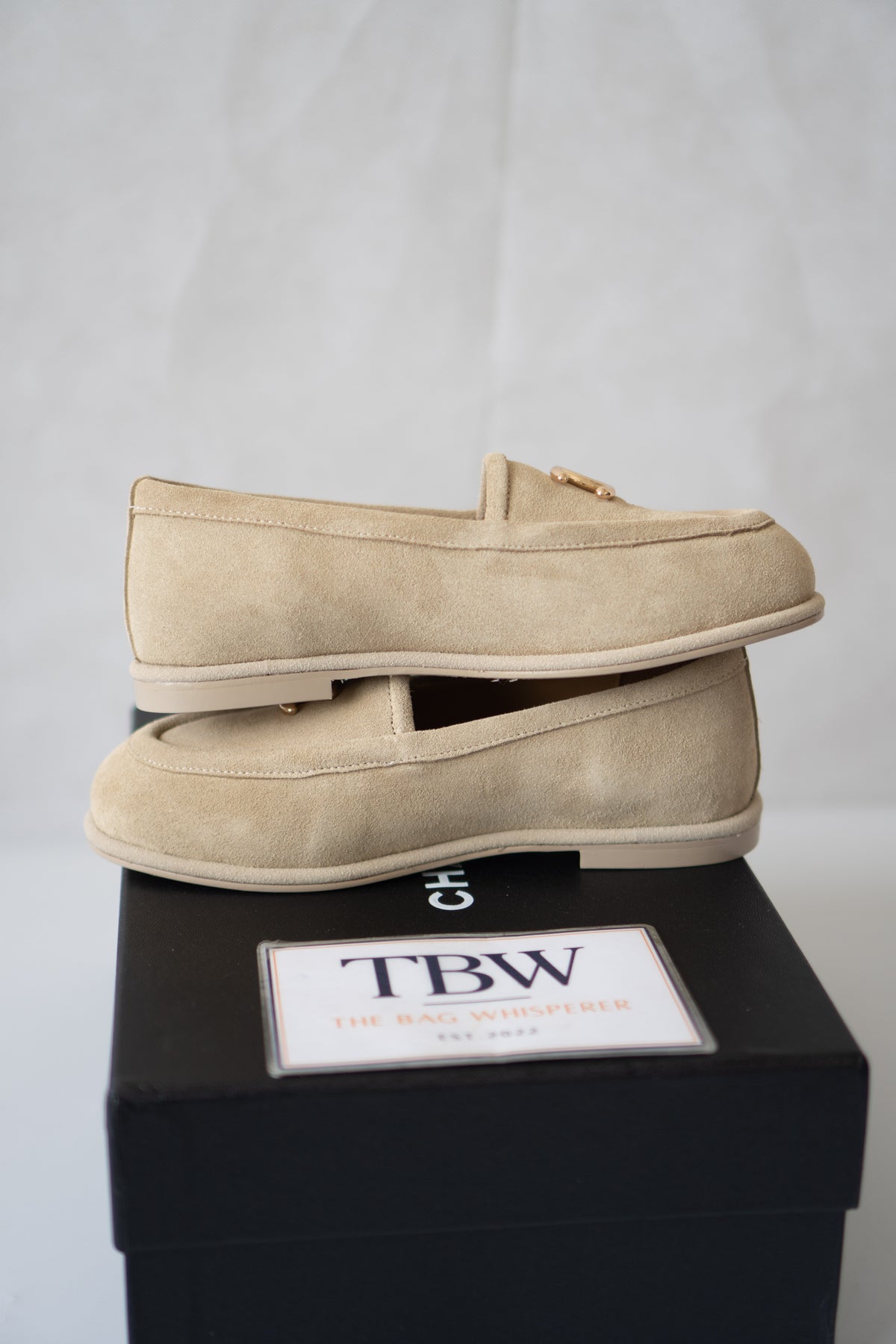 Suede Loafers – Beige Suede