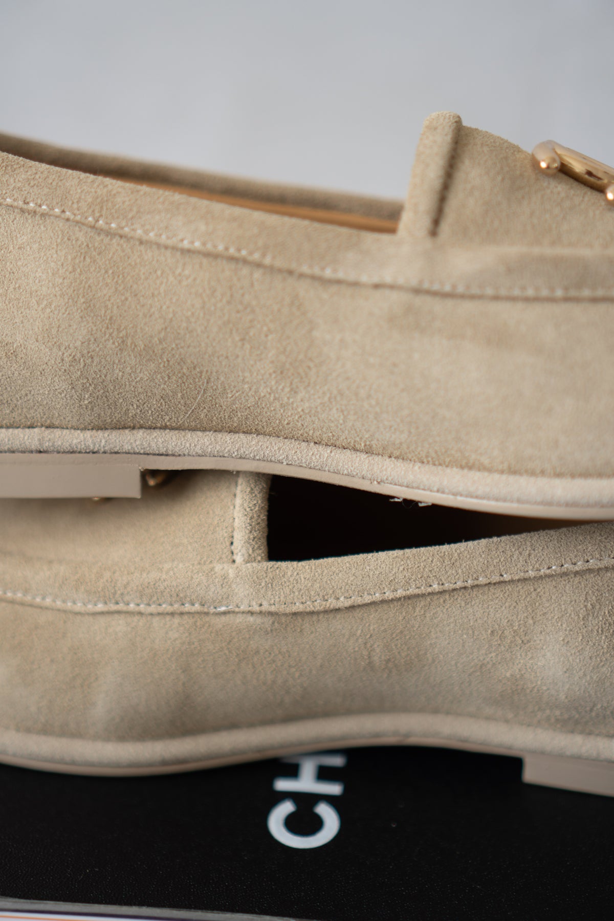 Suede Loafers – Beige Suede