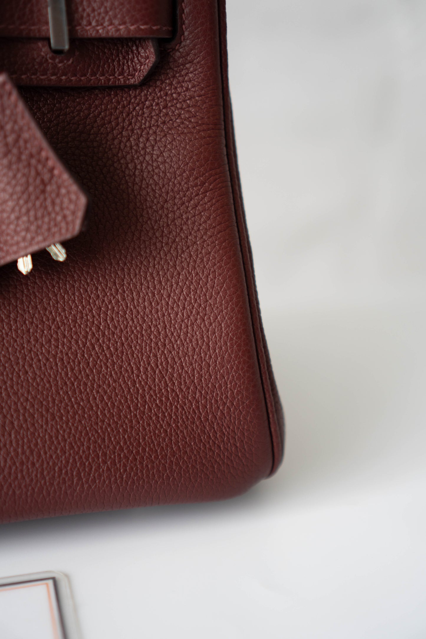 BK 25 – Rouge H Togo with Palladium Hardware