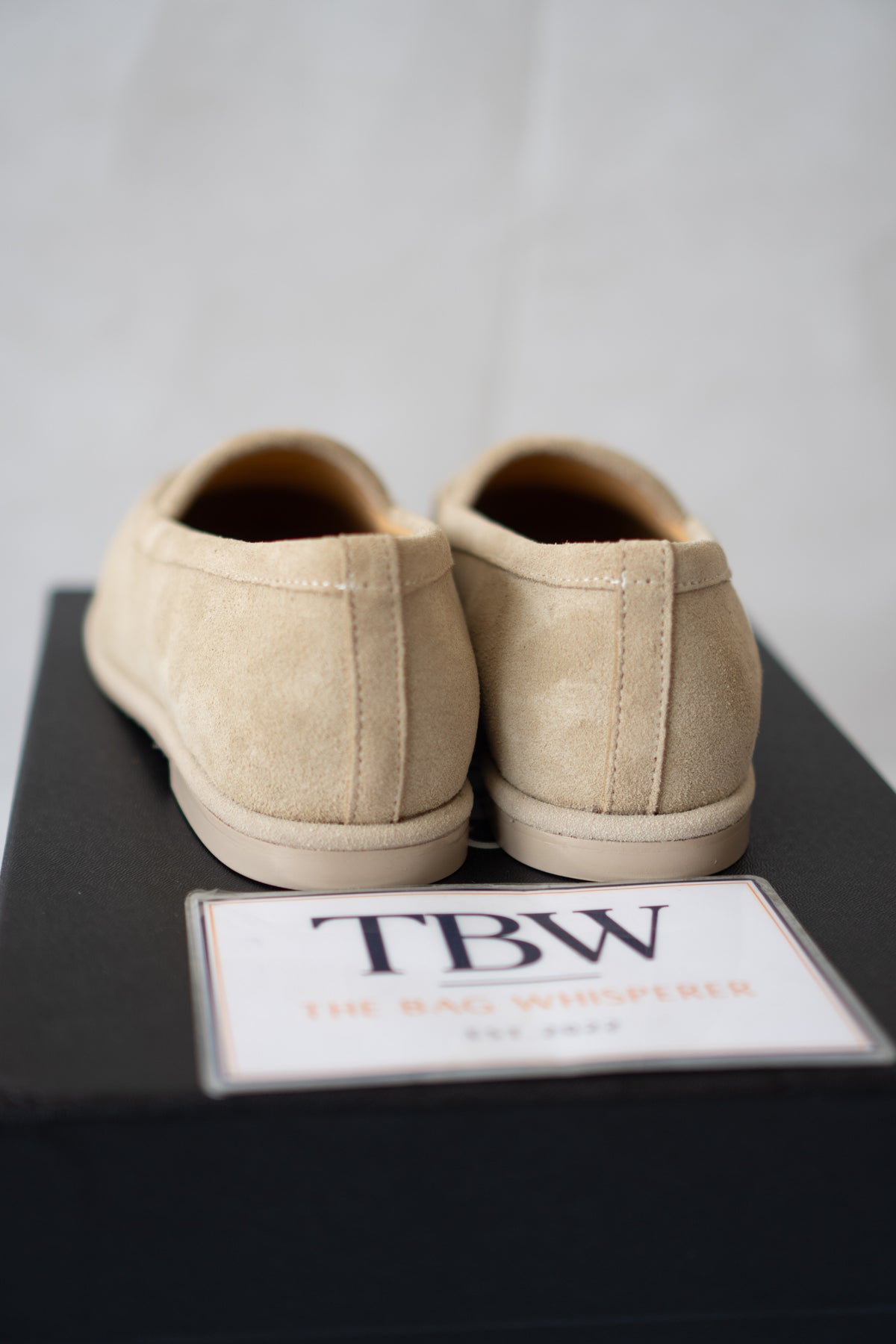 Suede Loafers – Beige Suede