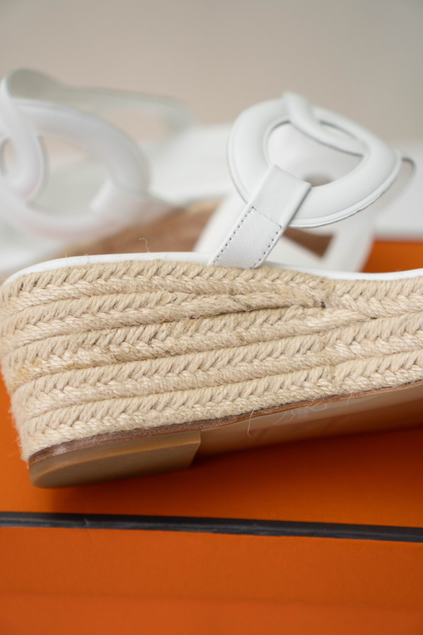 White Ithea 38 Espadrille Sandals