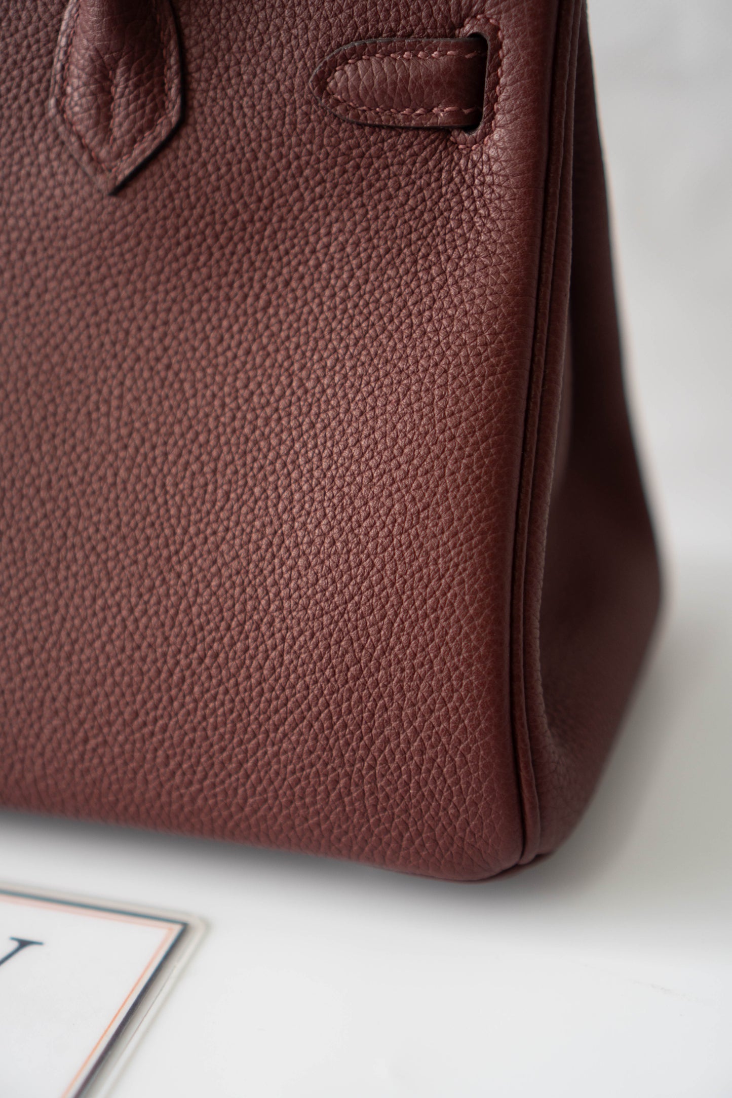 BK 25 – Rouge H Togo with Palladium Hardware