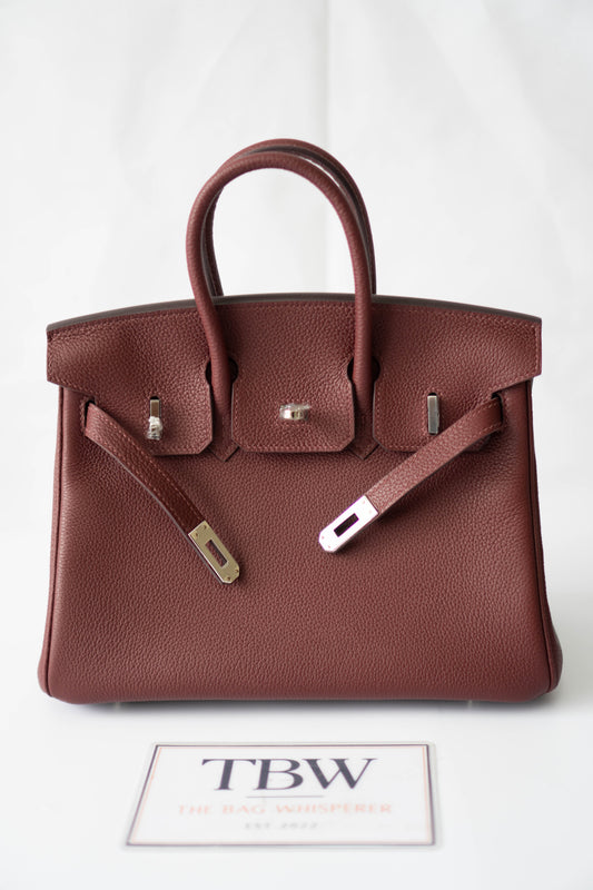 BK 25 – Rouge H Togo with Palladium Hardware
