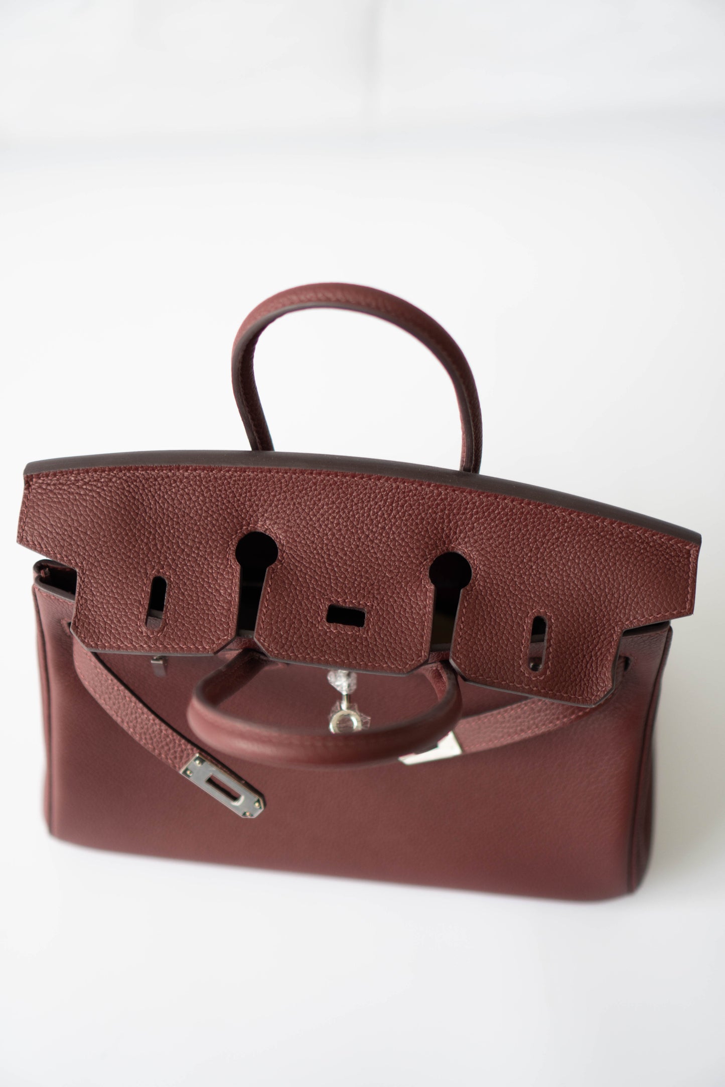 BK 25 – Rouge H Togo with Palladium Hardware