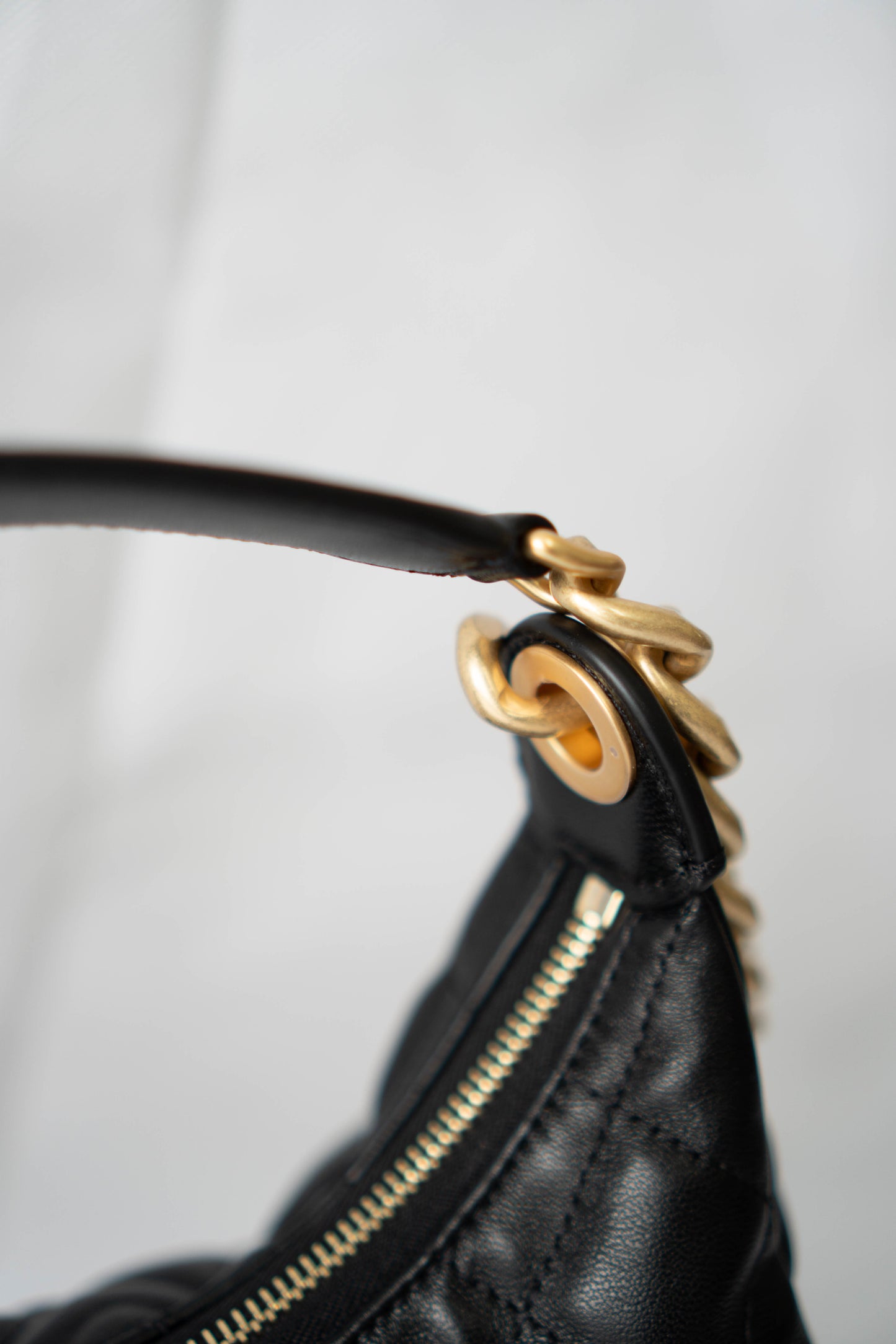 Trendy Pockets Hobo Bag – Black Lambskin (25C Cruise Collection)