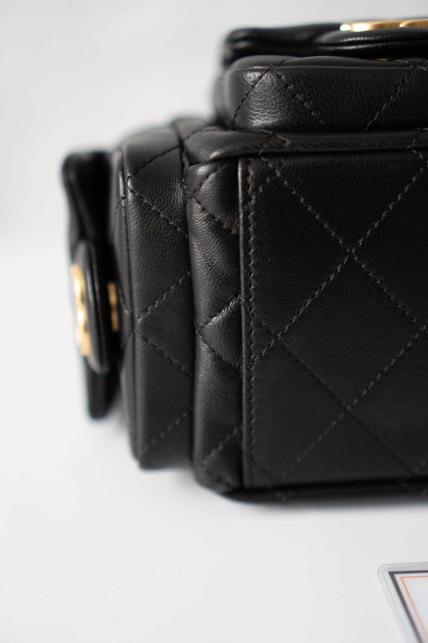 Trendy Pockets Hobo Bag – Black Lambskin (25C Cruise Collection)