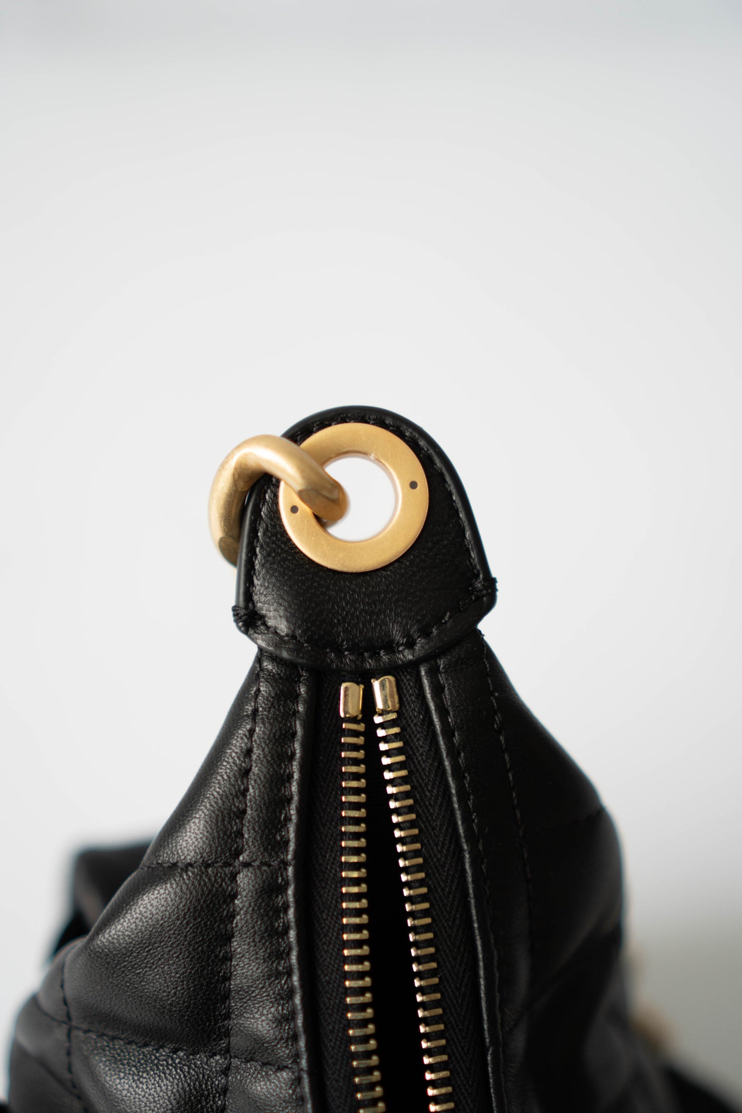 Trendy Pockets Hobo Bag – Black Lambskin (25C Cruise Collection)