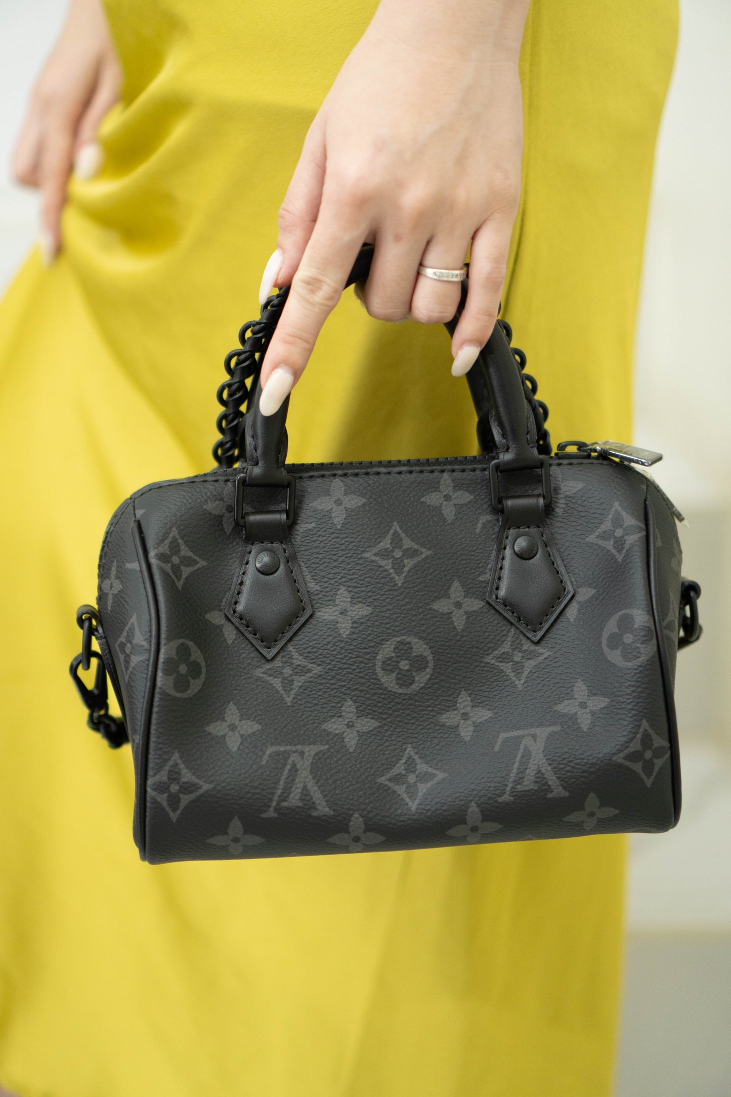 Speedy Nano in Monogram With Black Hardware