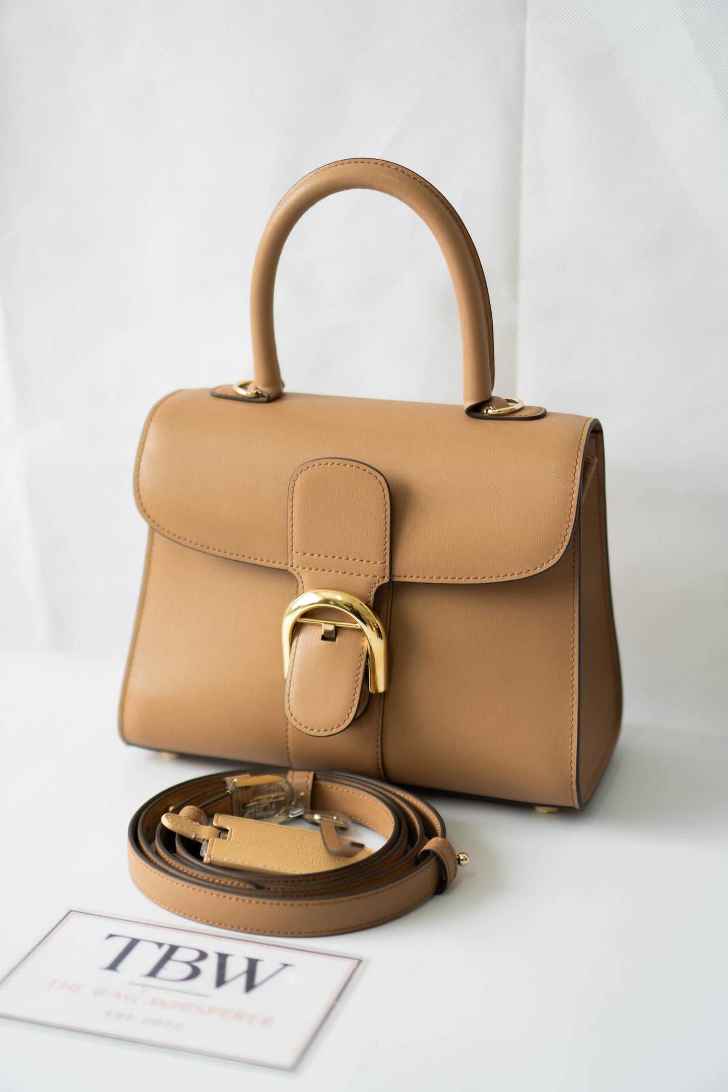 Brillant PM – Vison (warm taupe) Box Calf