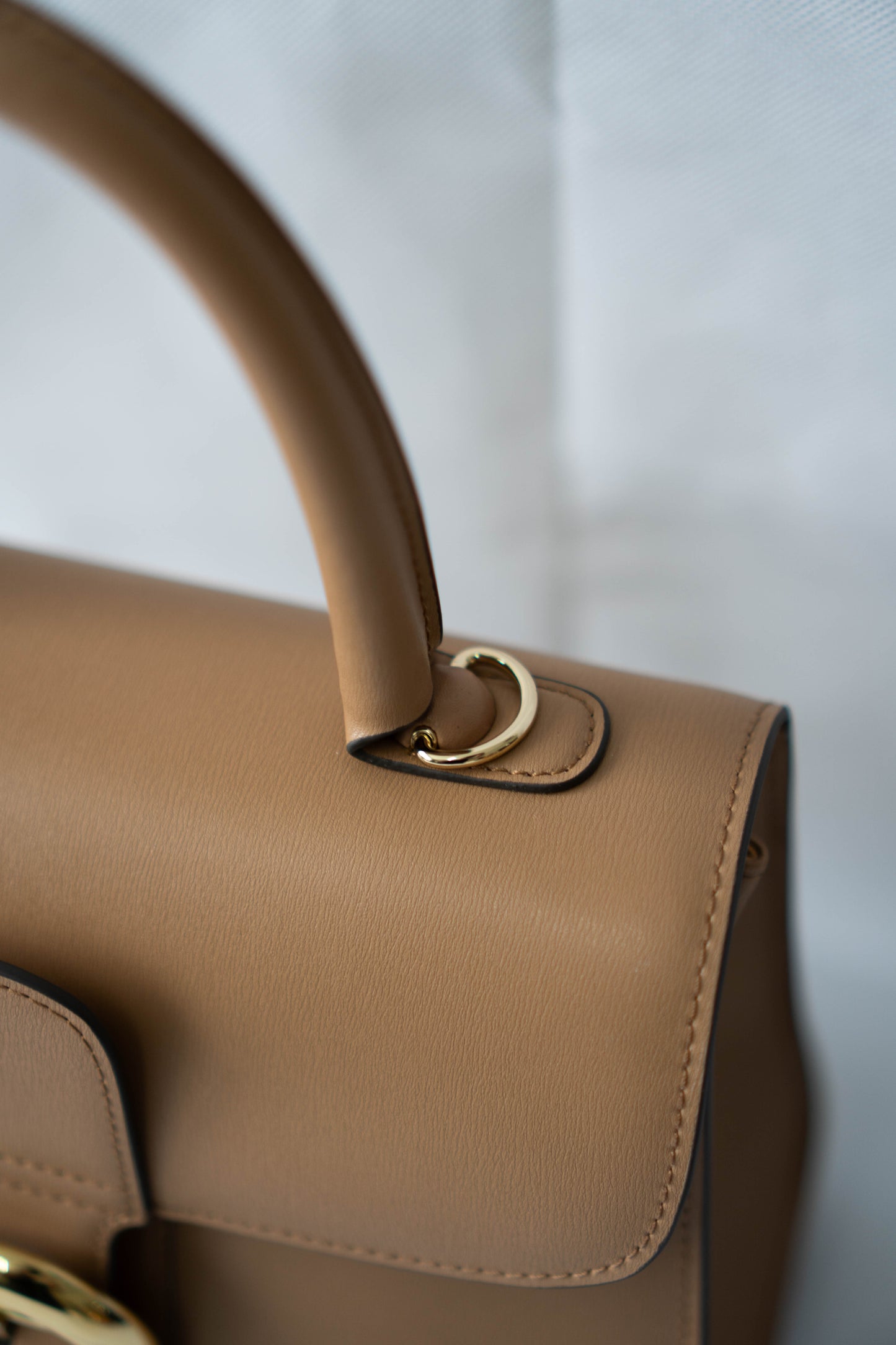Brillant PM – Vison (warm taupe) Box Calf