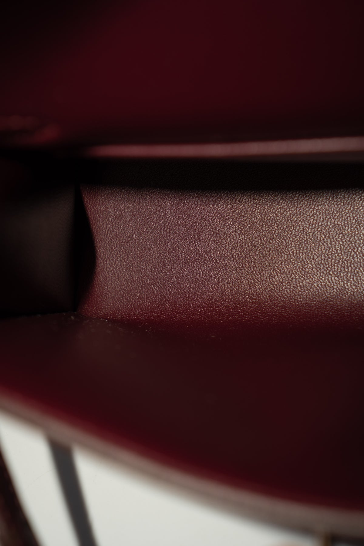 Mini KL II – Bordeaux Box Calf with Palladium Hardware