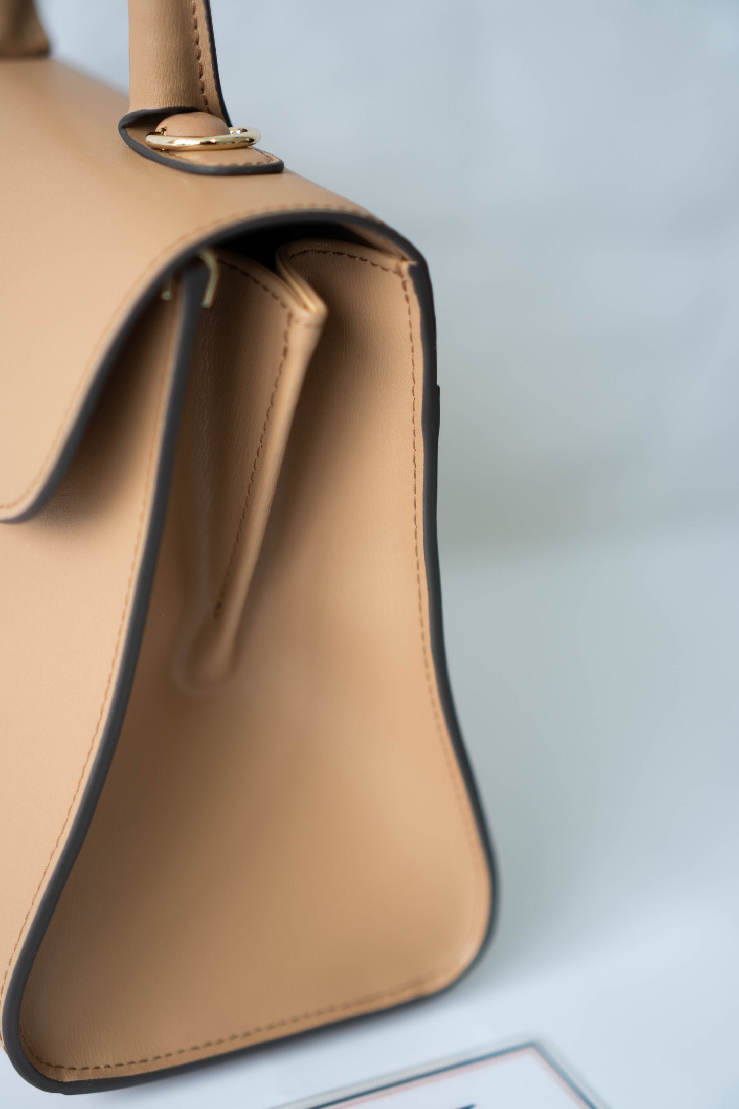 Brillant PM – Vison (warm taupe) Box Calf