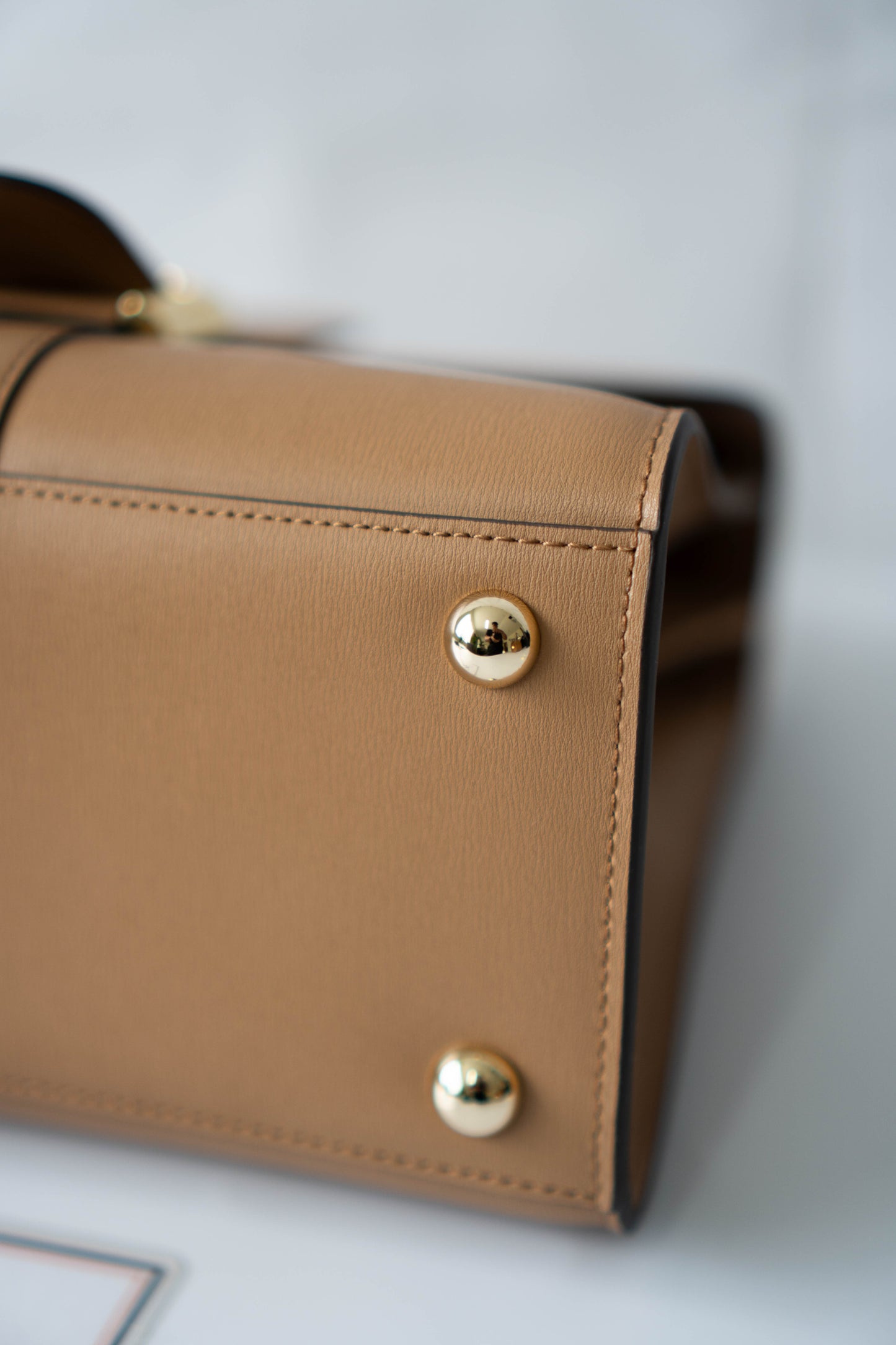 Brillant PM – Vison (warm taupe) Box Calf