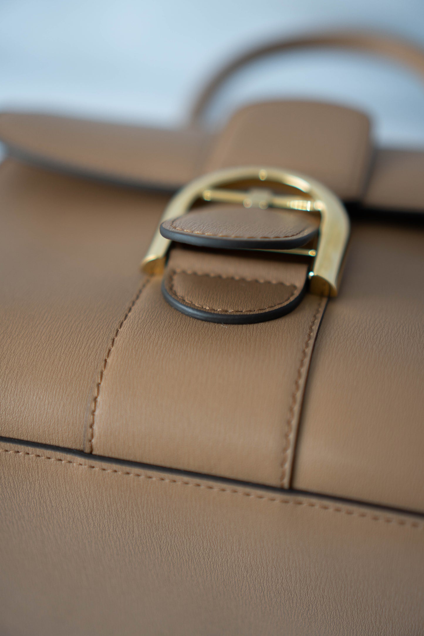 Brillant PM – Vison (warm taupe) Box Calf
