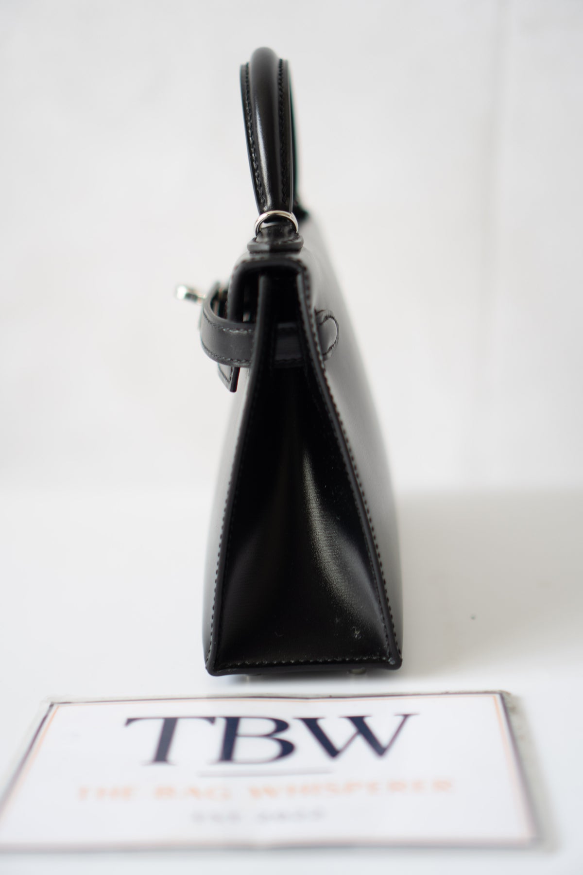 Mini KL II – Black Box Calfskin with Palladium Hardware