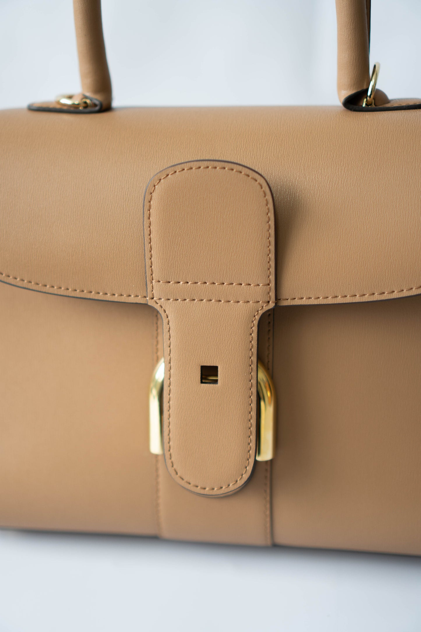 Brillant PM – Vison (warm taupe) Box Calf