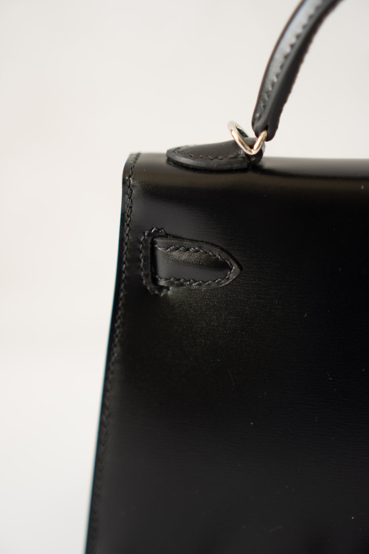 Mini KL II – Black Box Calfskin with Palladium Hardware
