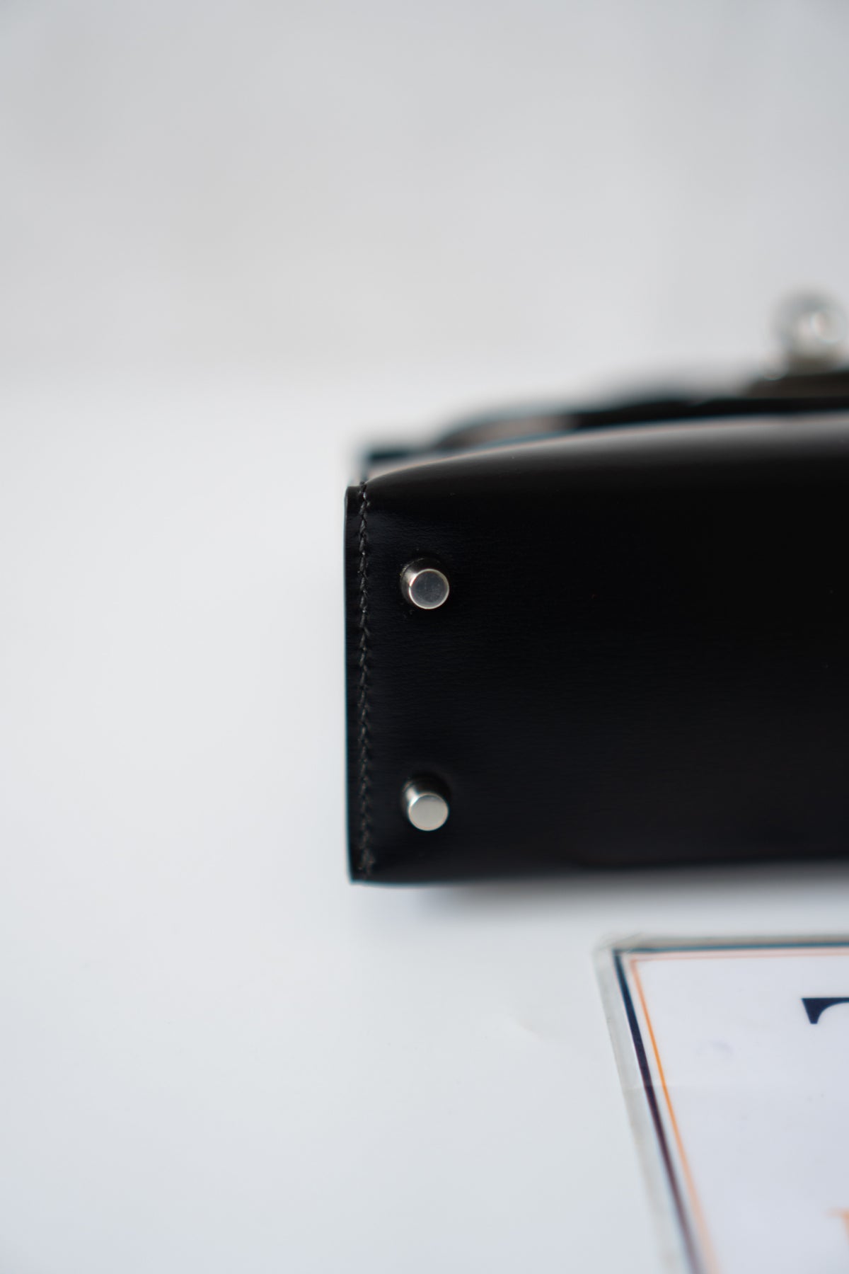 Mini KL II – Black Box Calfskin with Palladium Hardware