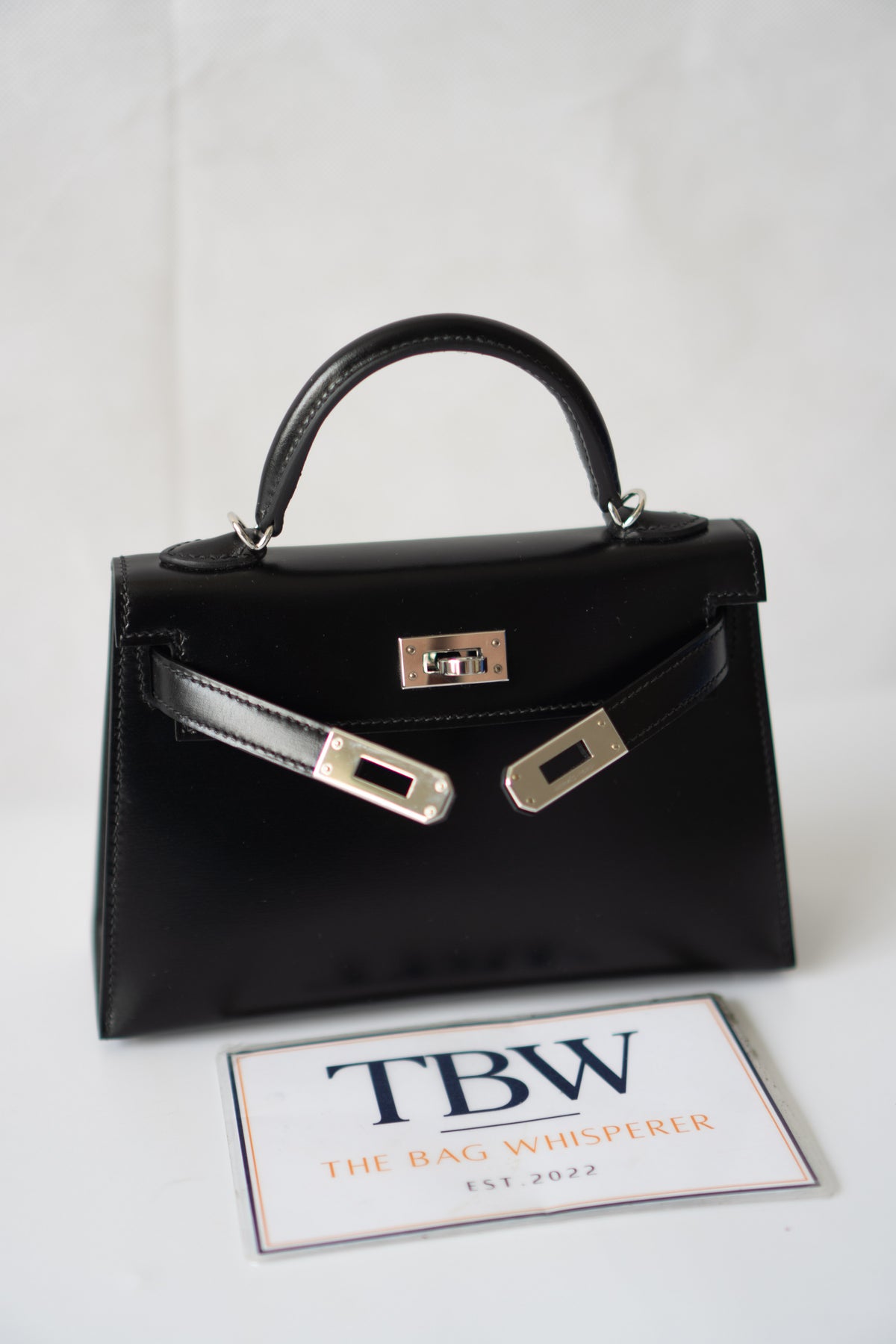 Mini KL II – Black Box Calfskin with Palladium Hardware