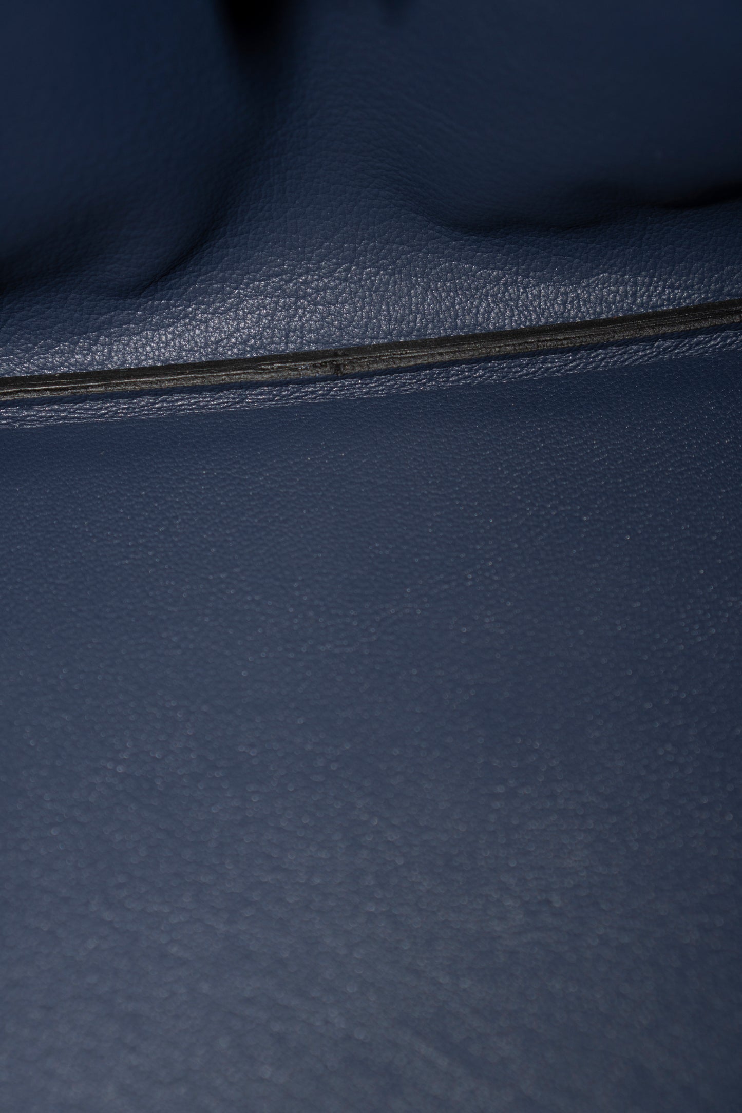 BK Shoulder Bag 42 – Blue Saphir with Gold Hardware