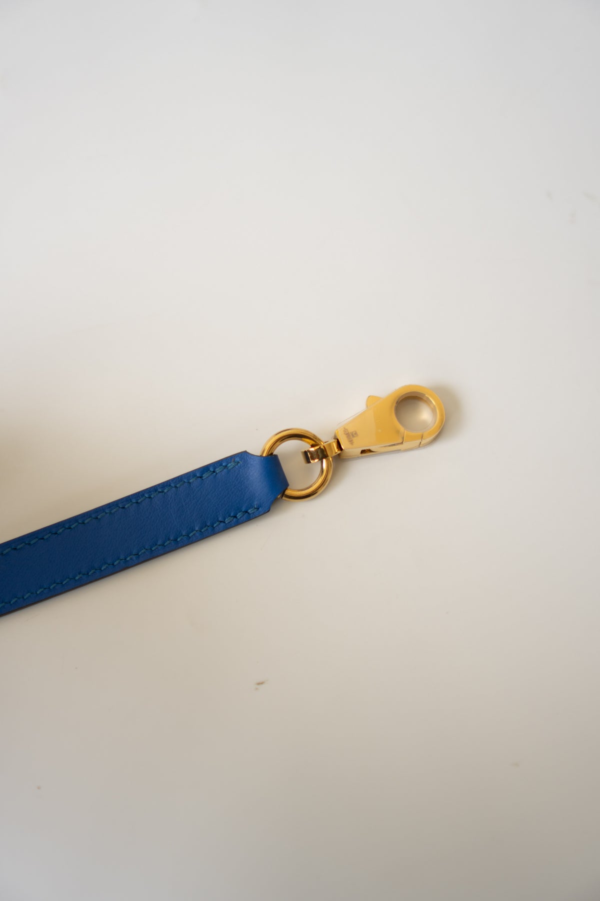 KL 25 Sellier – Blue France Swift Leather with Gold Hardware