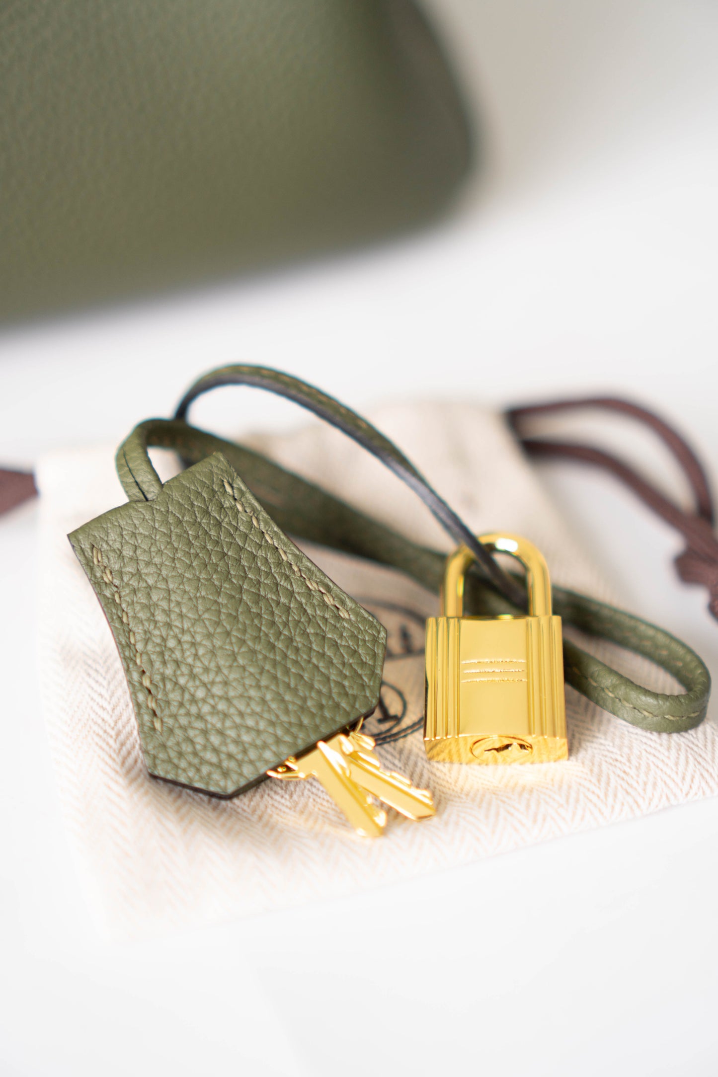 BK 40 in Canopee with Gold Hardware