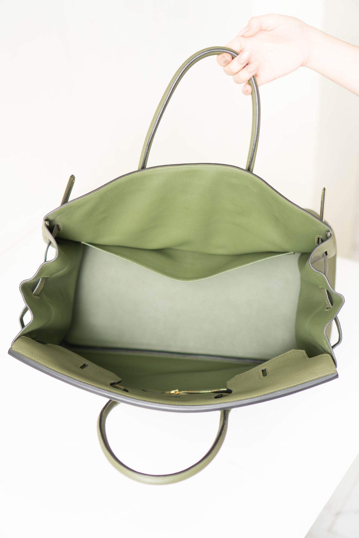 BK 40 in Canopee with Gold Hardware