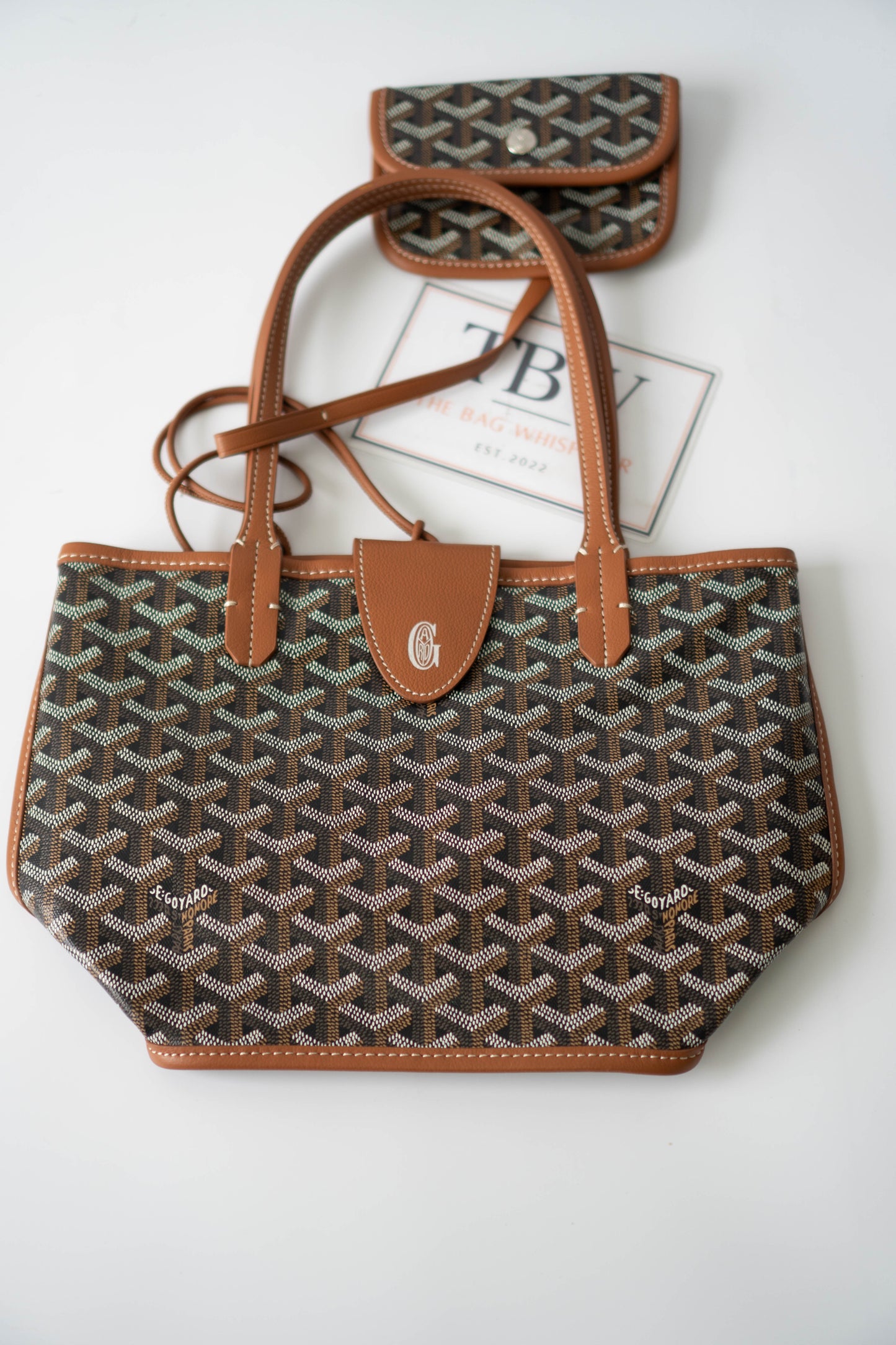 Mini Anjou – Black & Tan Goyrdine Canvas