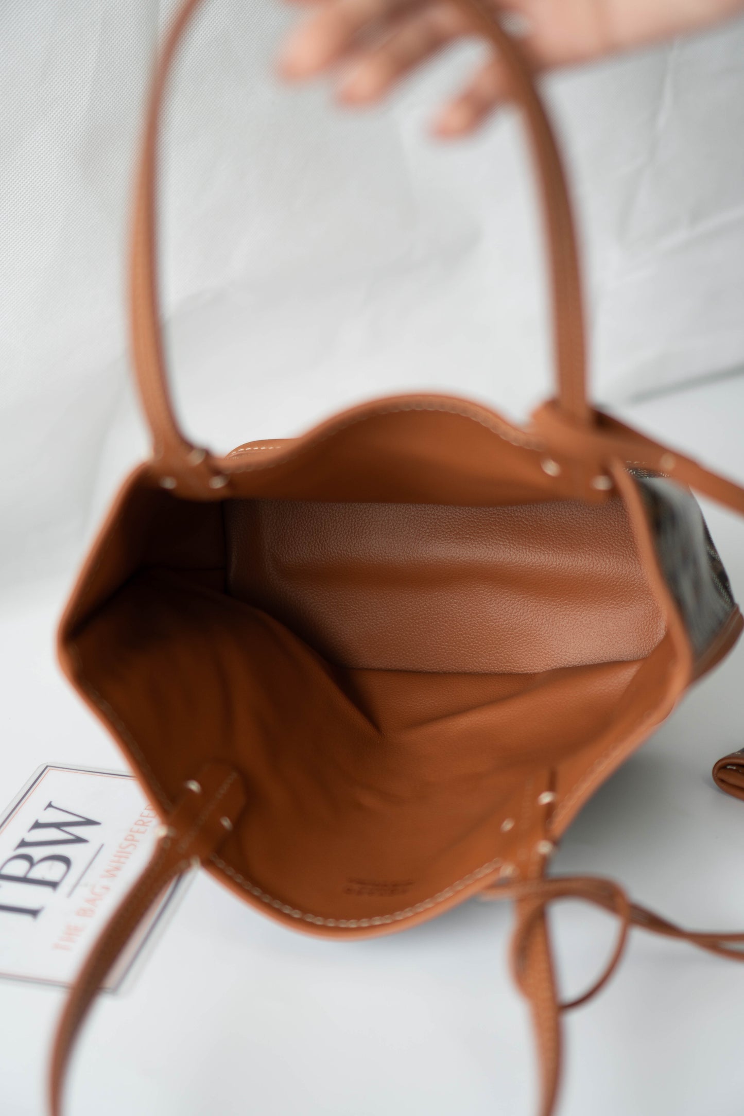 Mini Anjou – Black & Tan Goyrdine Canvas