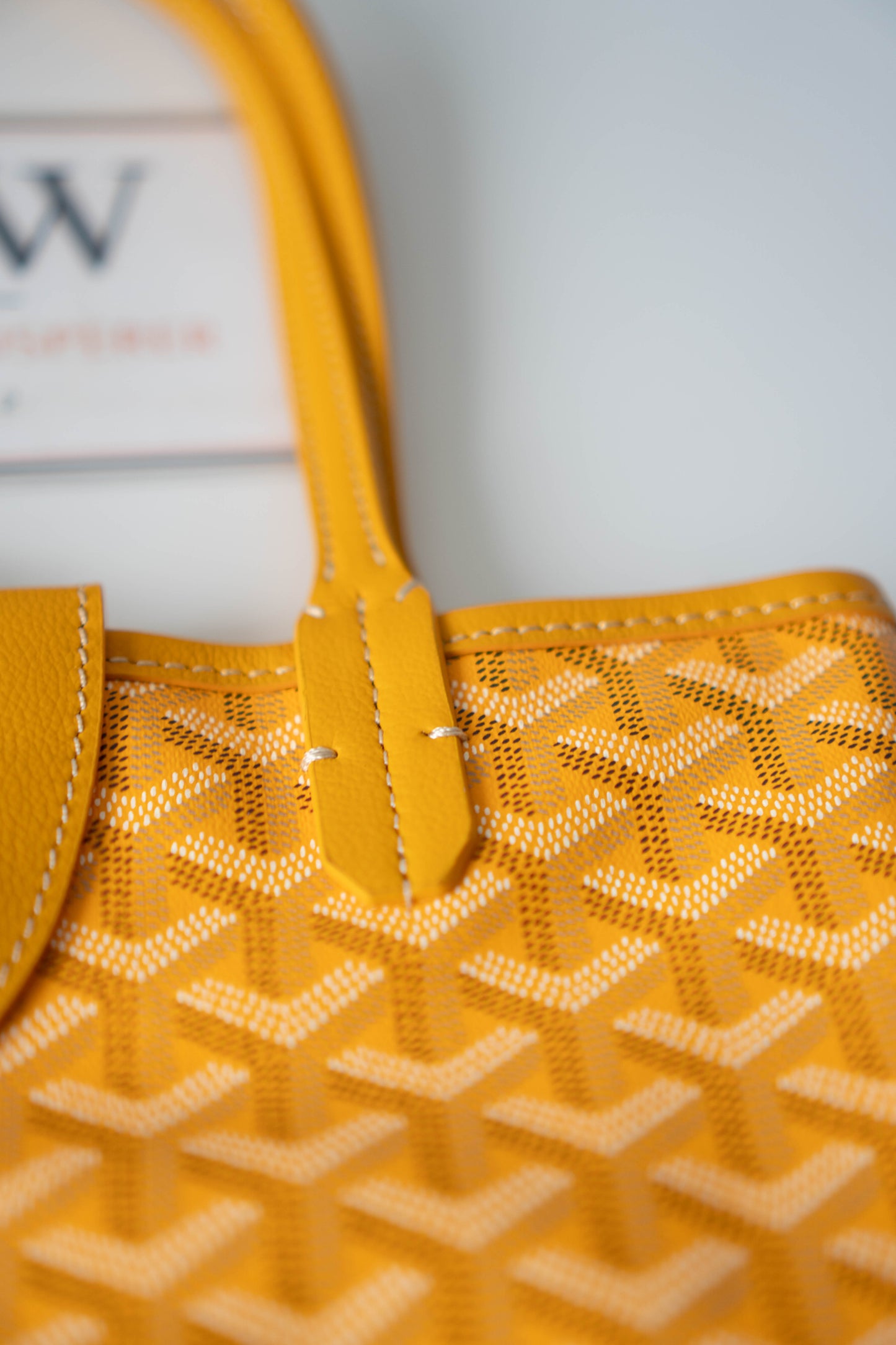 Mini Anjou – Yellow Goyrdine Canvas