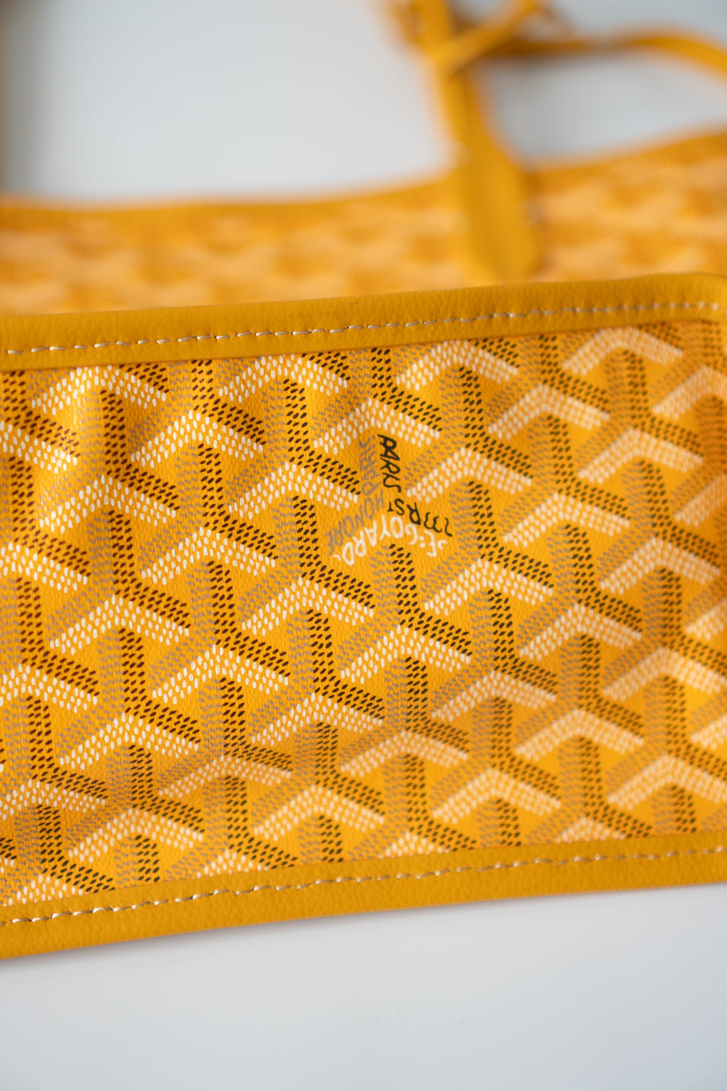 Mini Anjou – Yellow Goyrdine Canvas