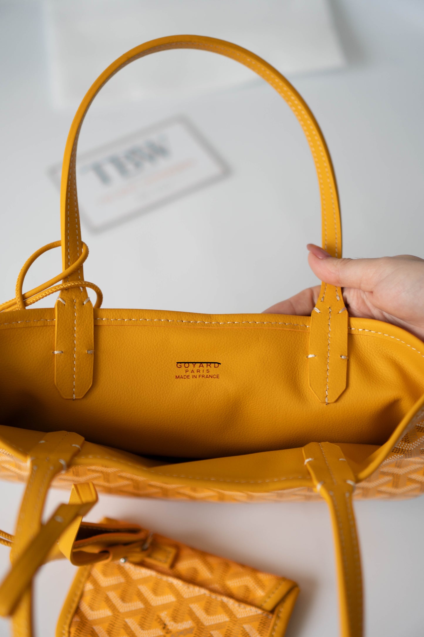 Mini Anjou – Yellow Goyrdine Canvas