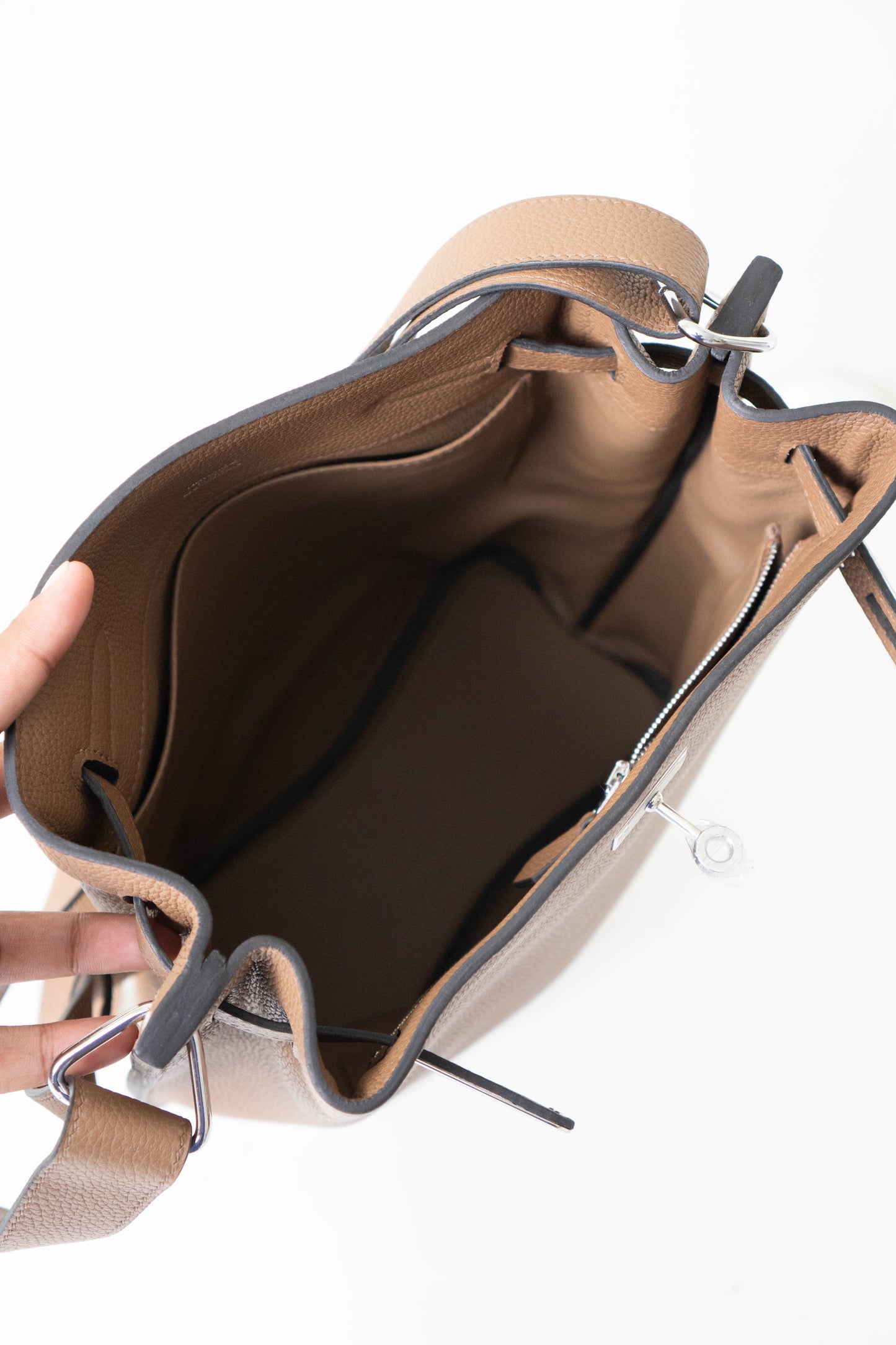 So KL 22 in Alezan Clemence Calfskin with Palladium Hardware