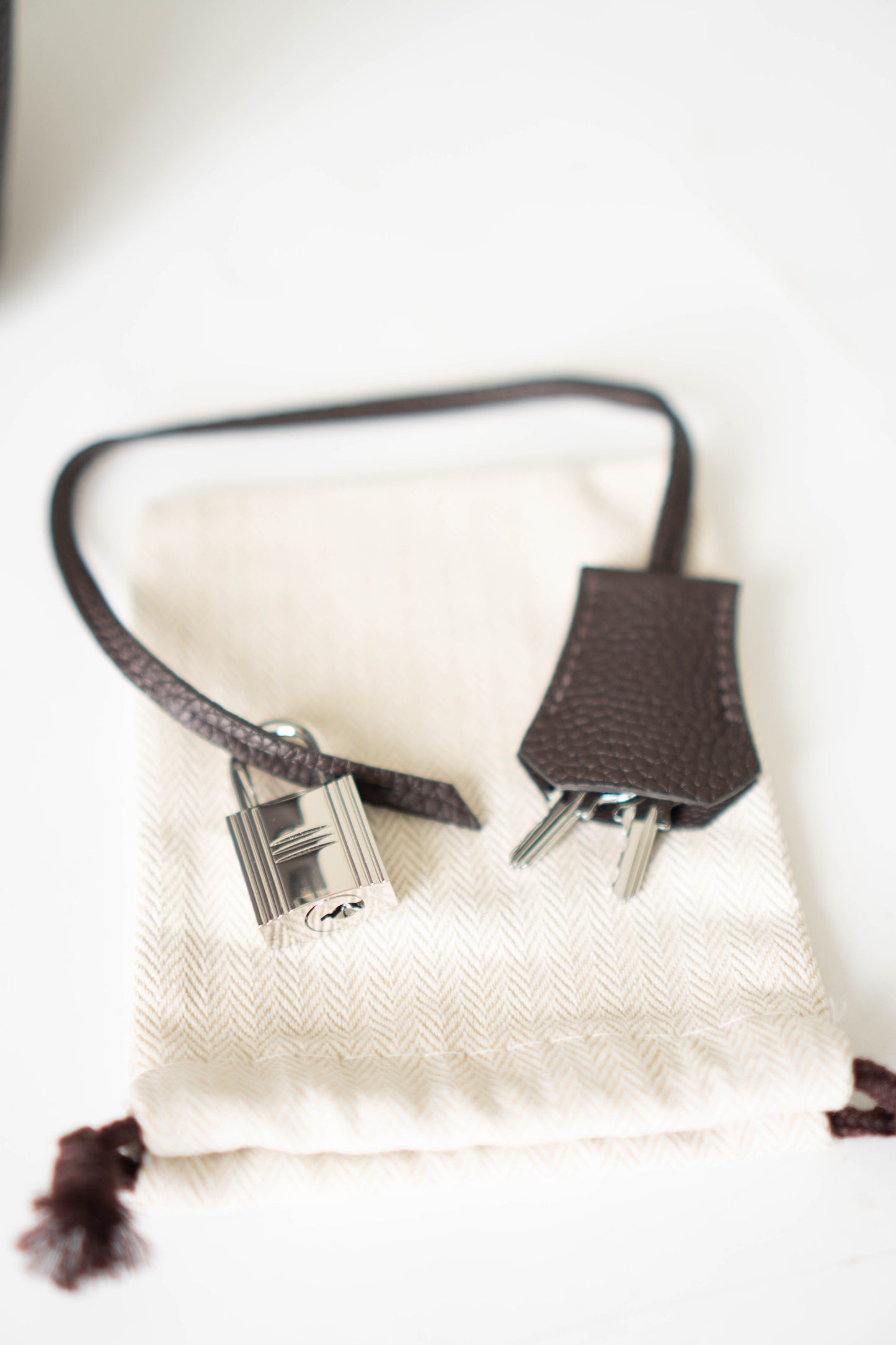 So KL 22 in Ebene Clemence Leather with Palladium Hardware