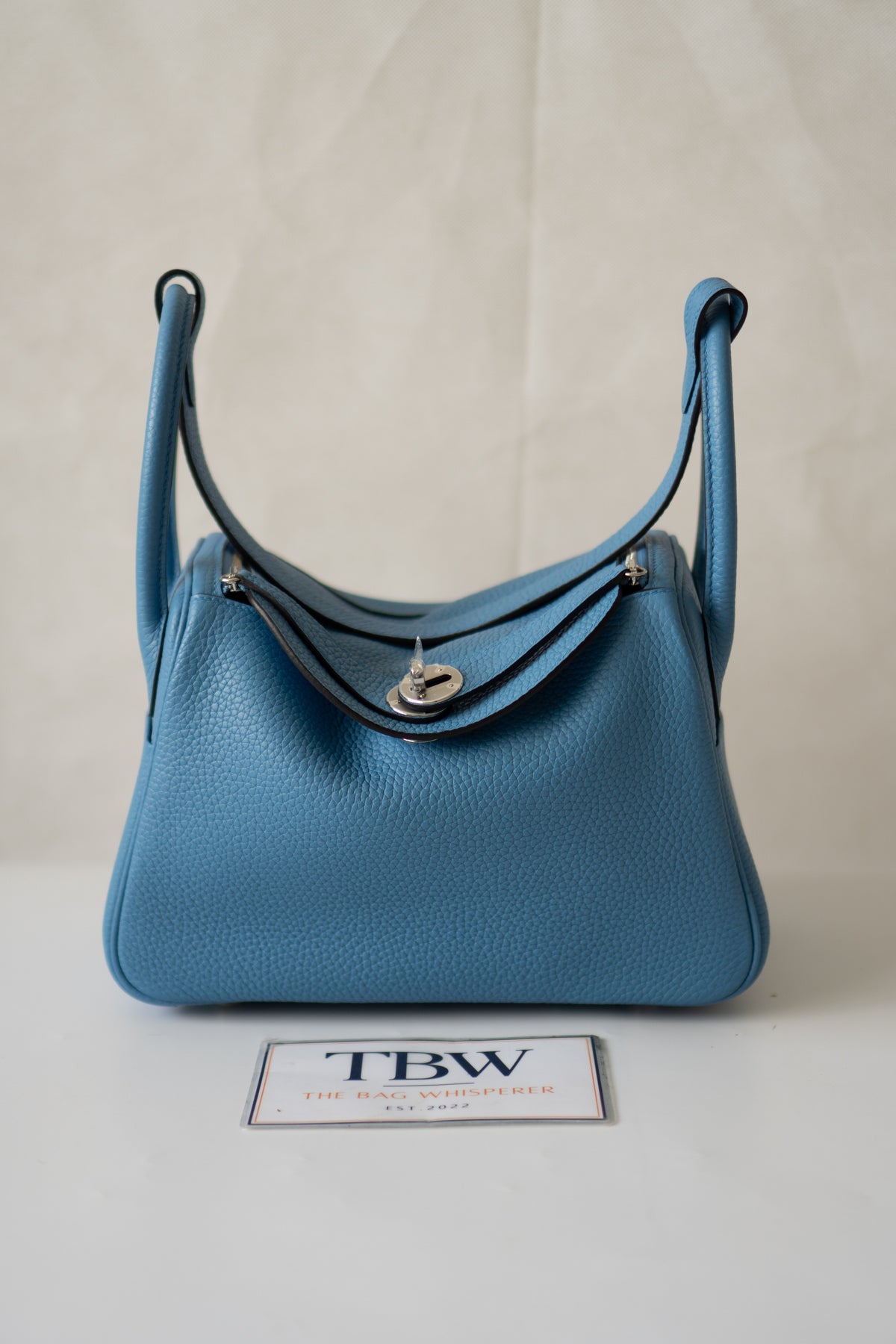 Lind 26 – Blue Paradis Clemence Leather with Palladium Hardware
