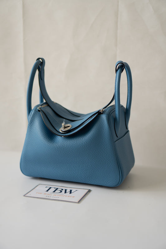 Lind 26 – Blue Paradis Clemence Leather with Palladium Hardware