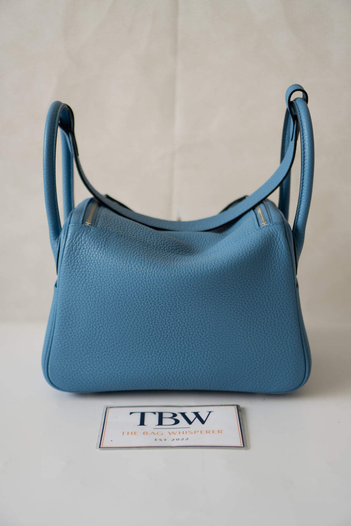Lind 26 – Blue Paradis Clemence Leather with Palladium Hardware